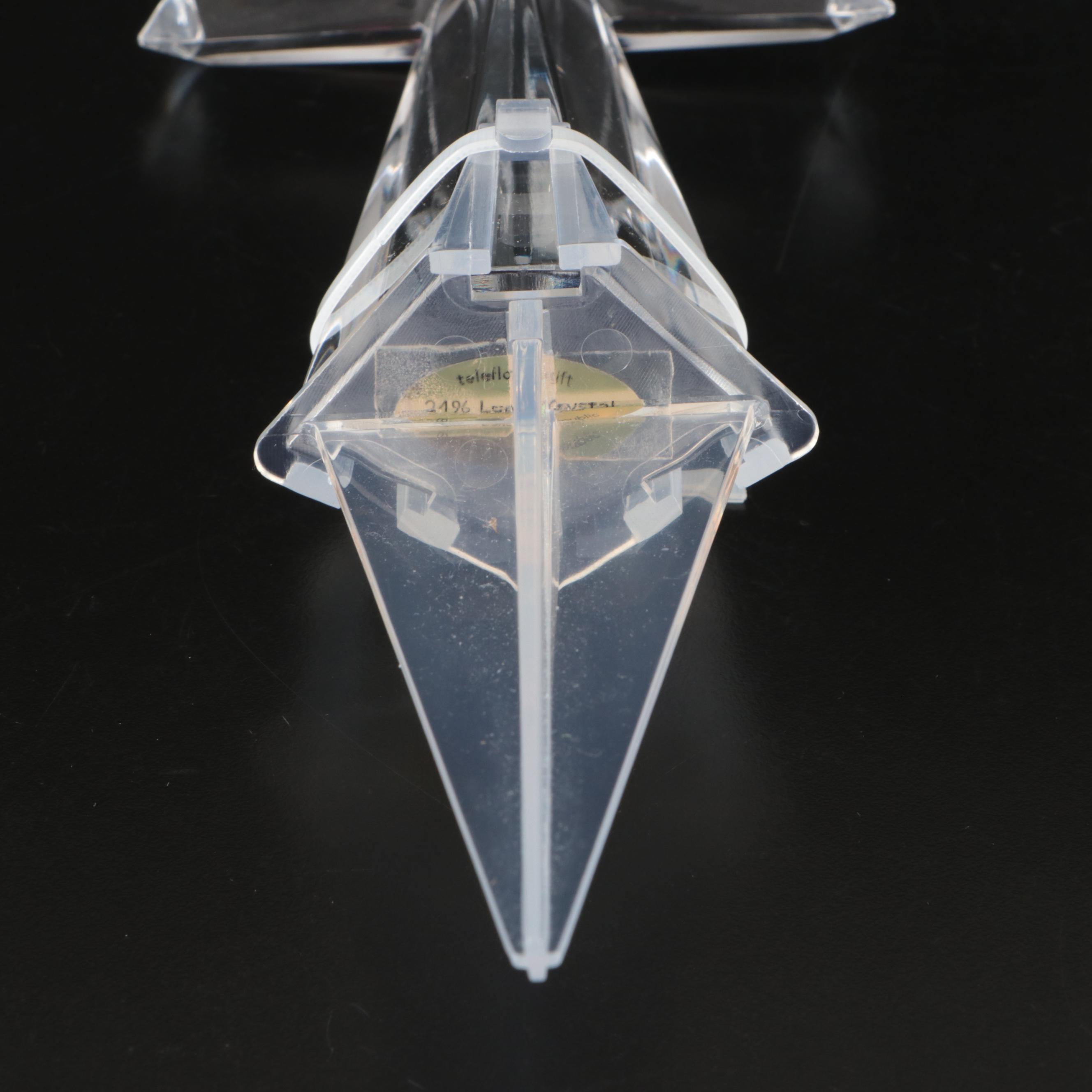 Waterford Crystal Candlesticks and Clock with Other Crystal Table Accessories