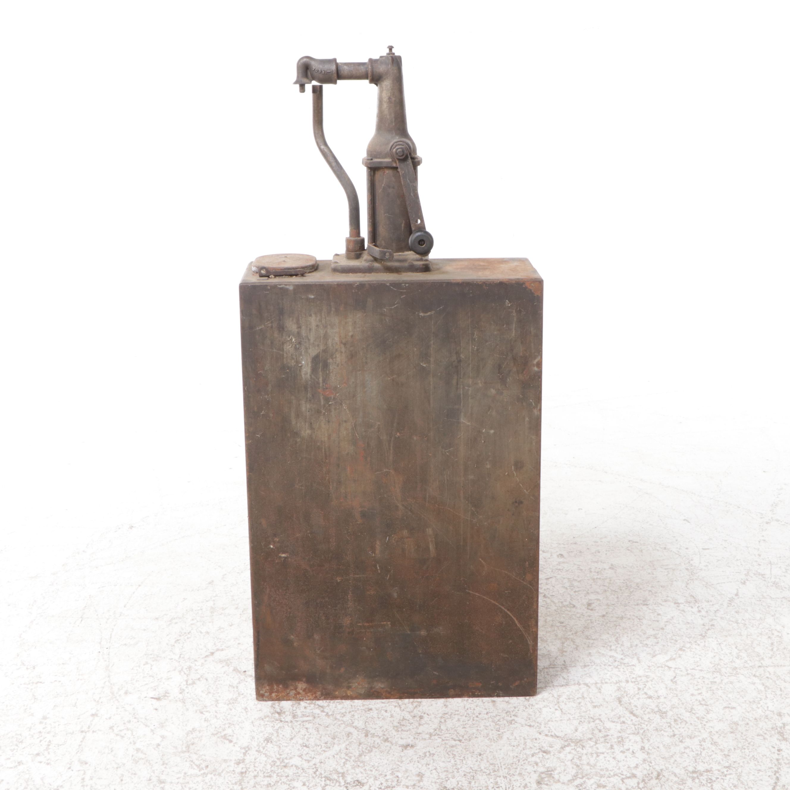Vintage Cast Metal Oil Pump