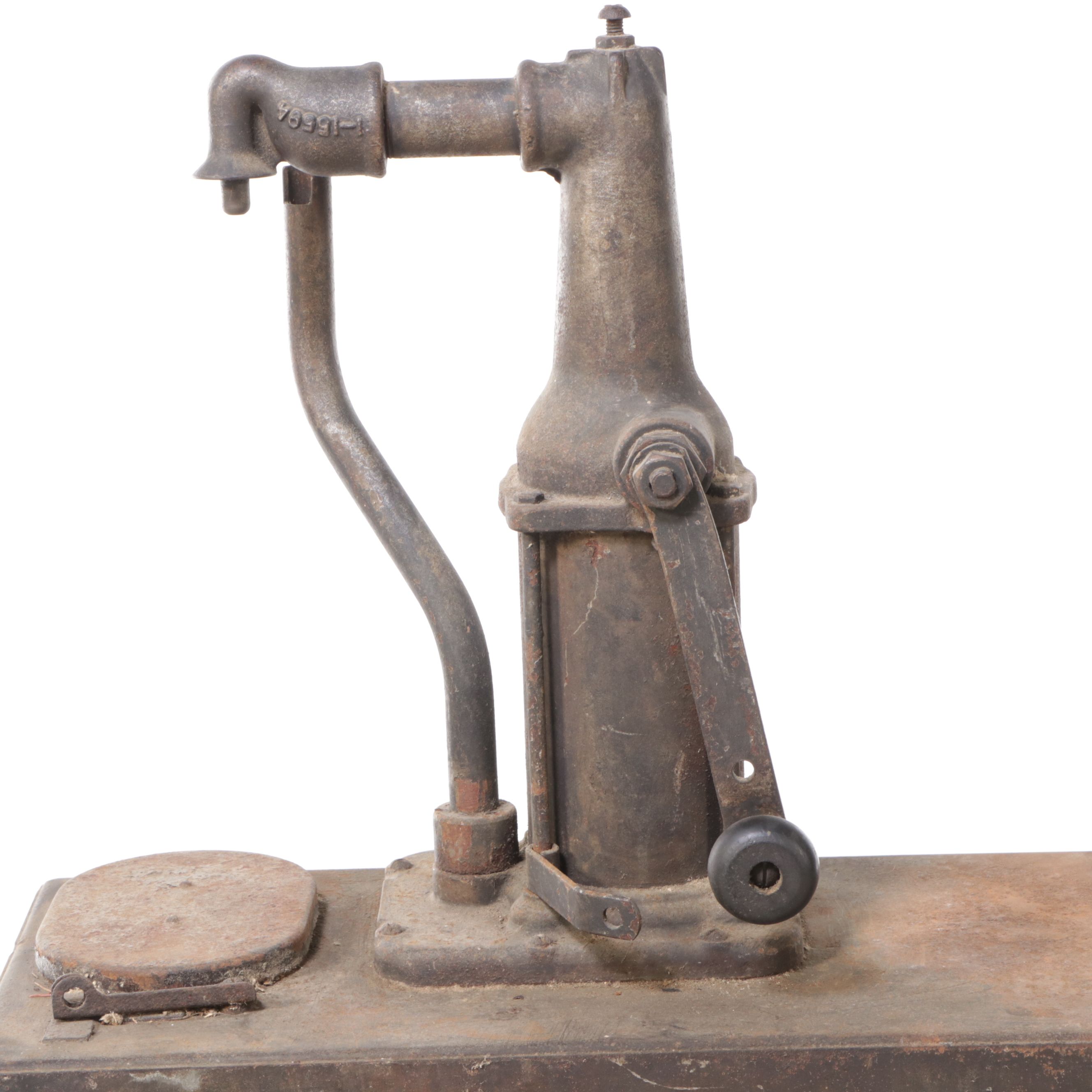 Vintage Cast Metal Oil Pump