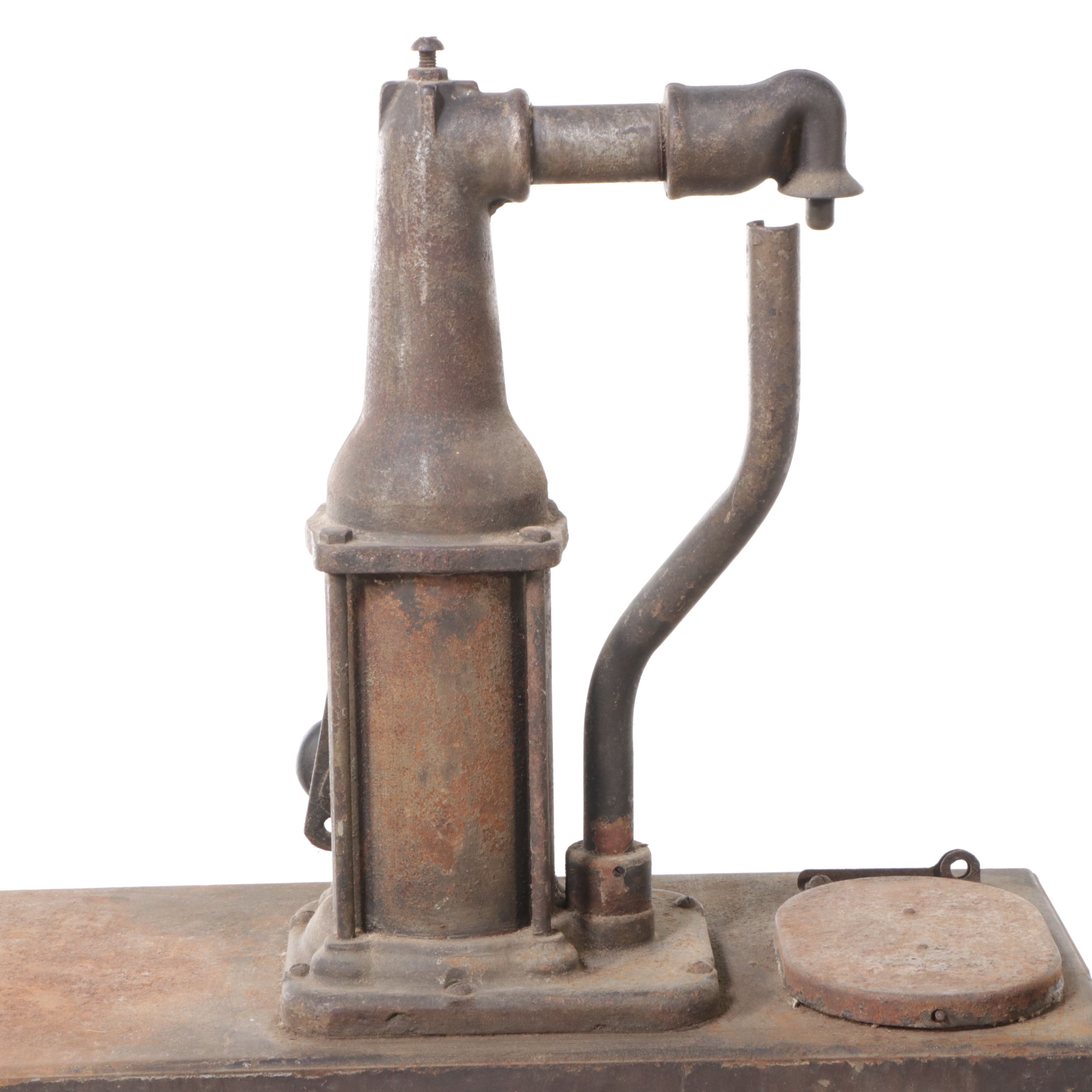 Vintage Cast Metal Oil Pump