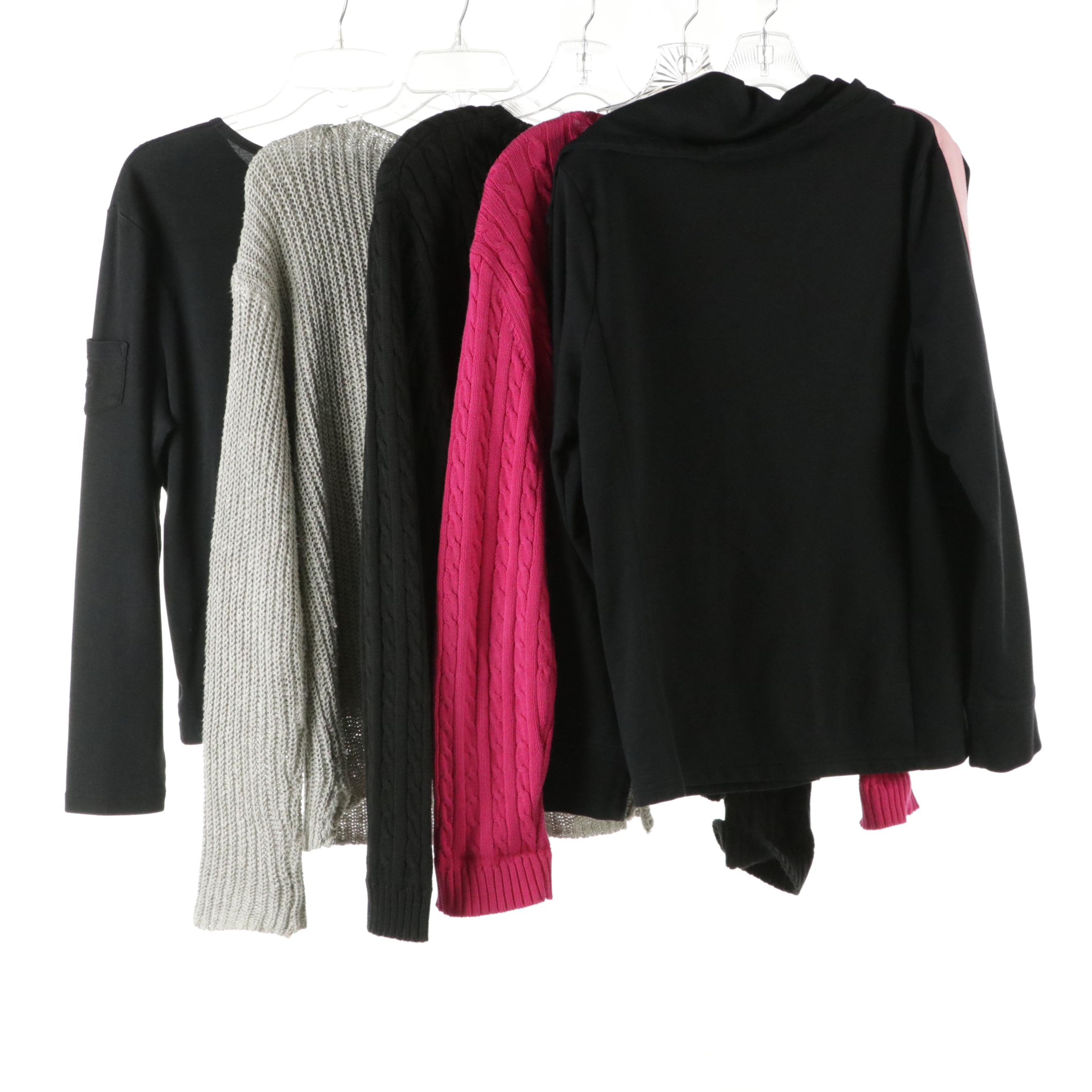 Lauren Ralph Lauren Long Sleeve Top, Zip-Up Jacket and Sweaters