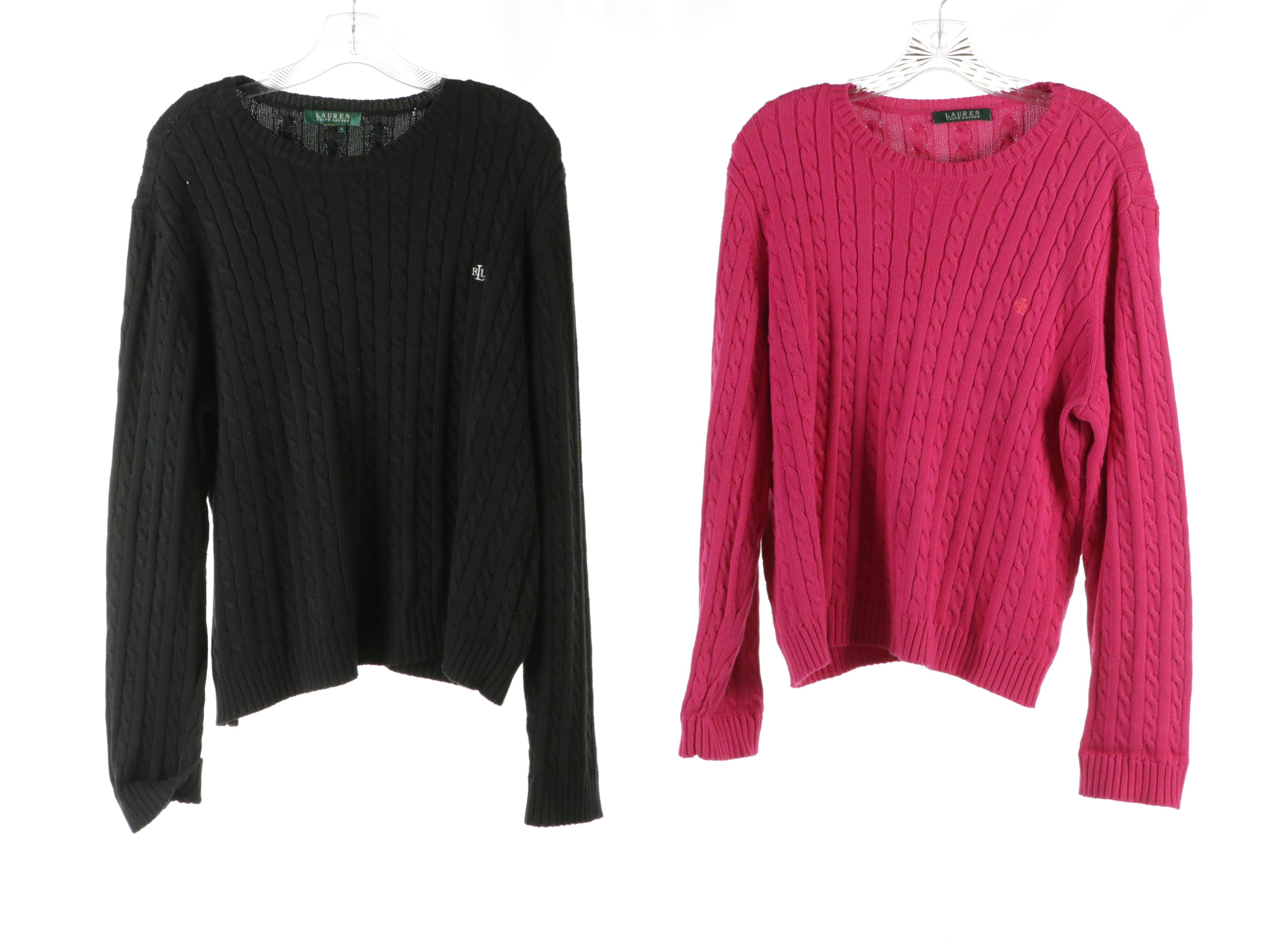 Lauren Ralph Lauren Long Sleeve Top, Zip-Up Jacket and Sweaters