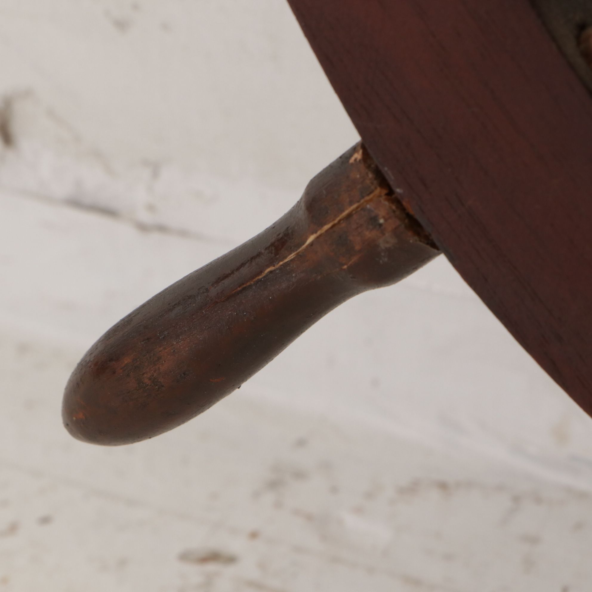 Wooden Ship's Wheel Wall Clock