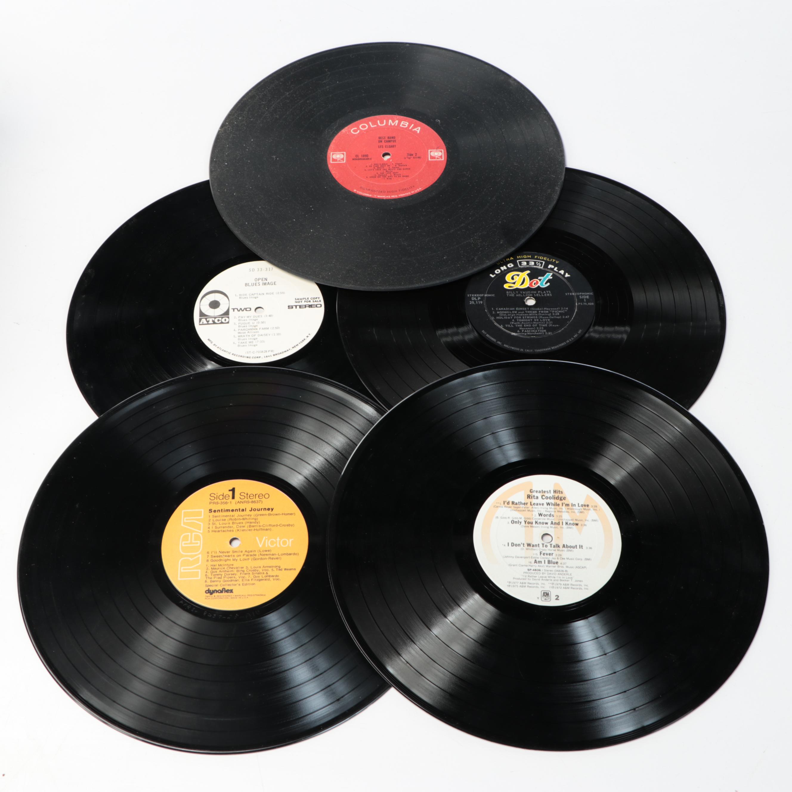 Vintage Garrard 440M Turntable Record Player with Vinyl Records