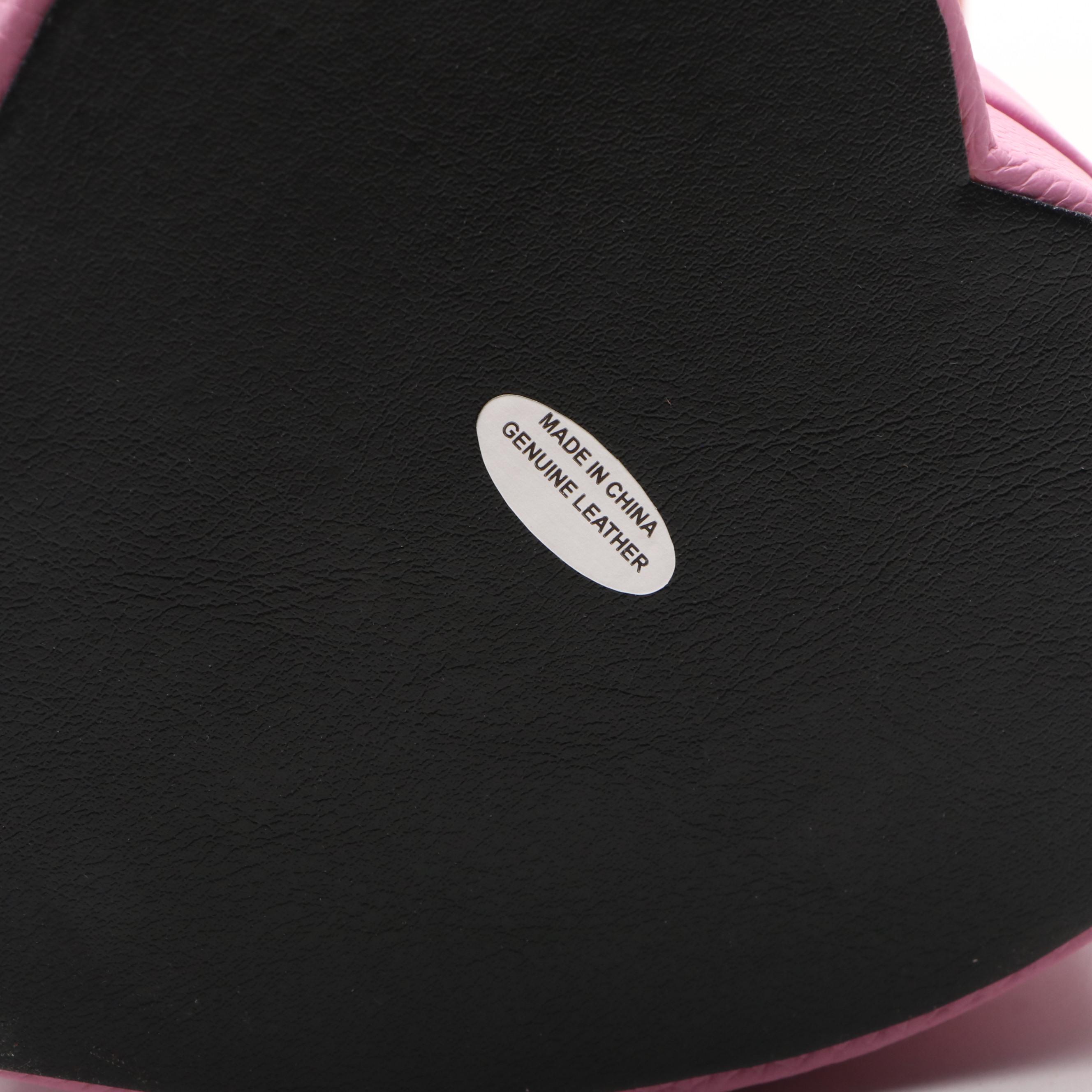 Rowallan Pink and Orange Leather Jewelry Cases