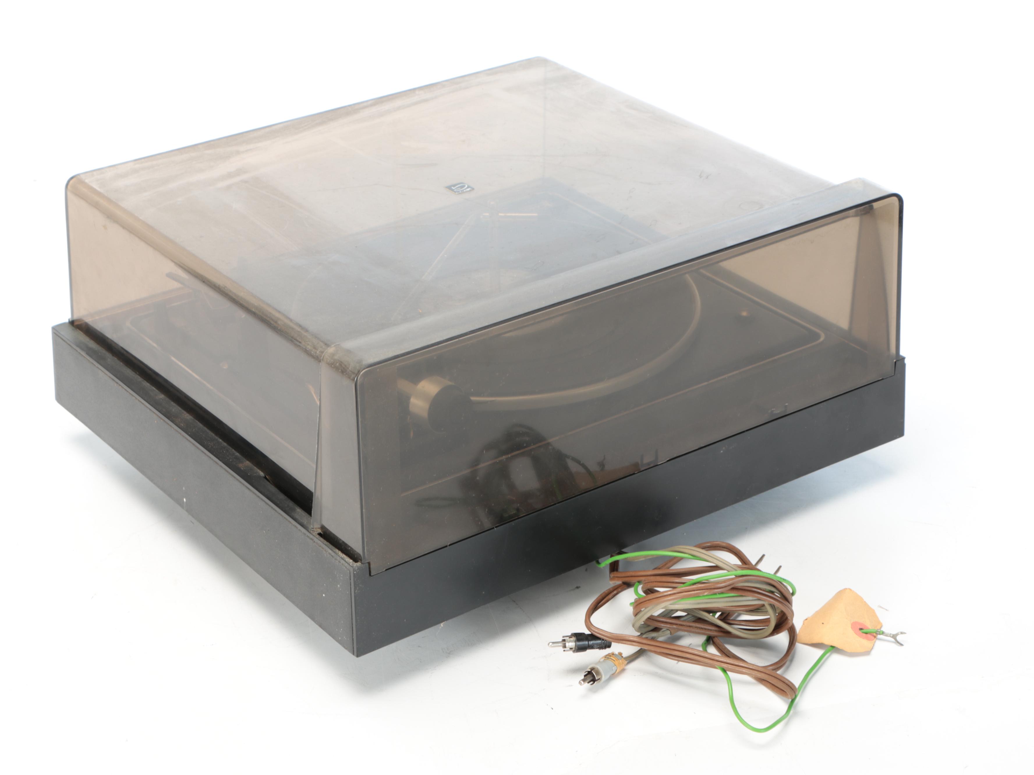 Vintage Garrard 440M Turntable Record Player with Vinyl Records