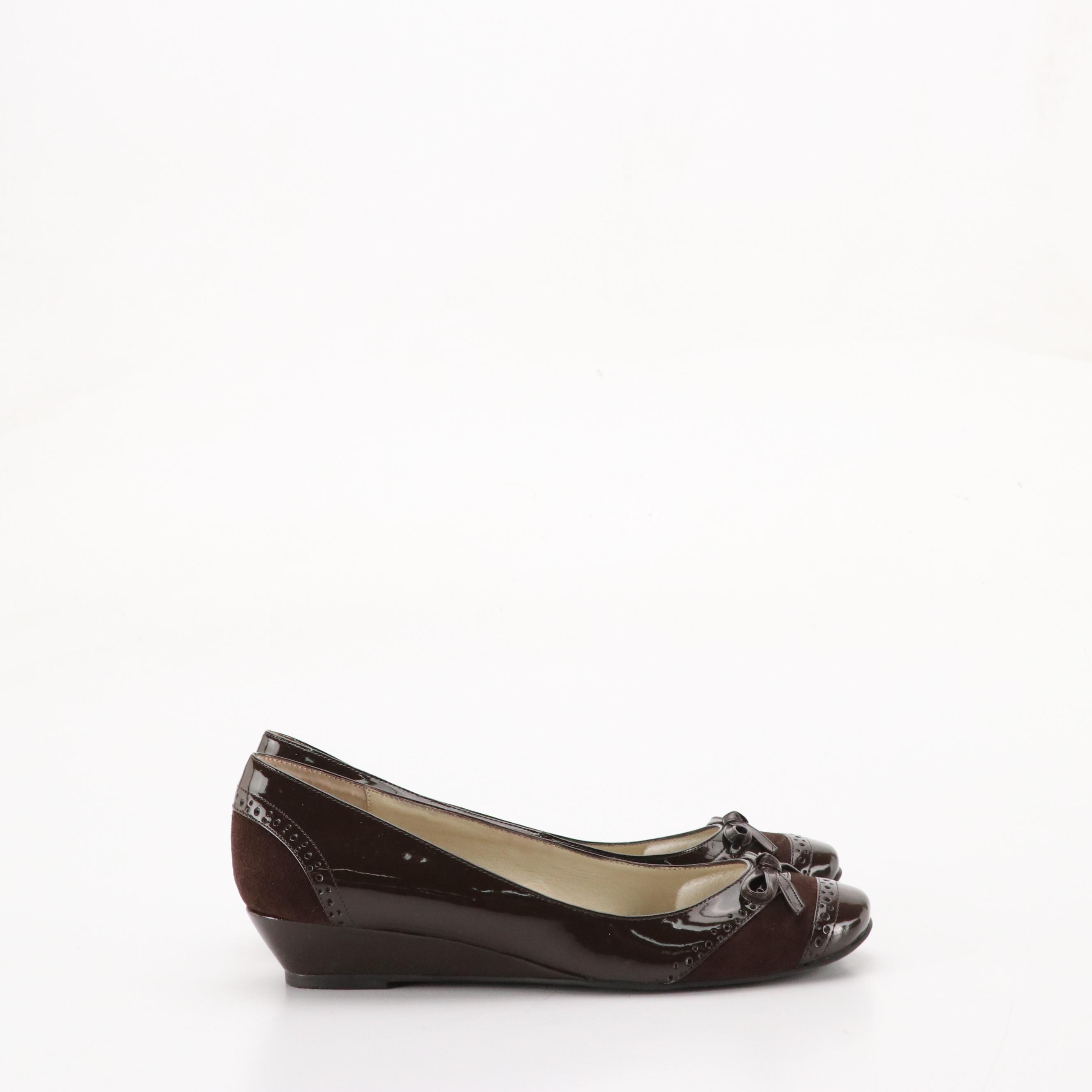 Me Too "Link" Black Leather Wedges, Kennith Cole Good Day & All Tied Up Shoes