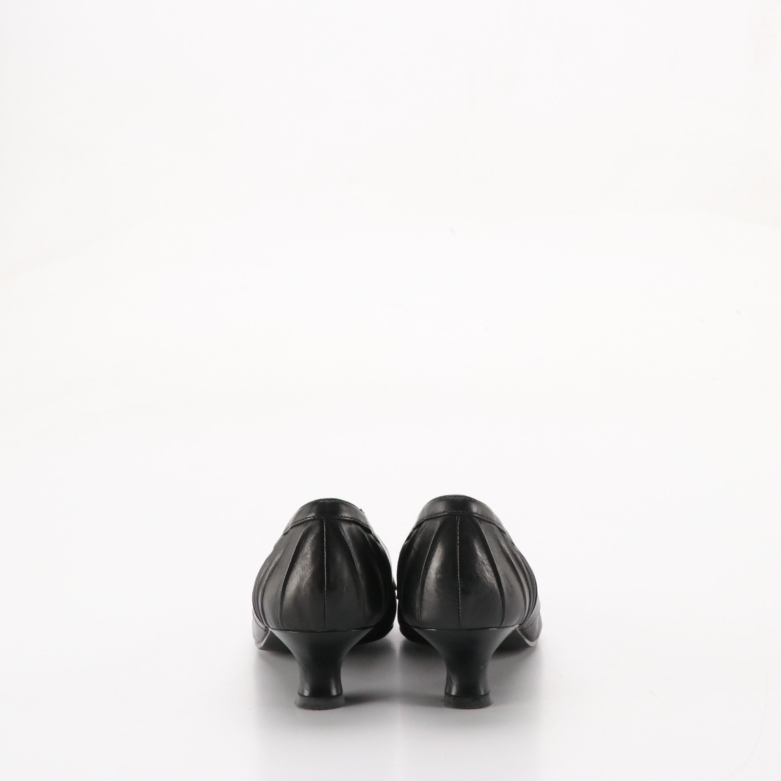 Me Too "Link" Black Leather Wedges, Kennith Cole Good Day & All Tied Up Shoes