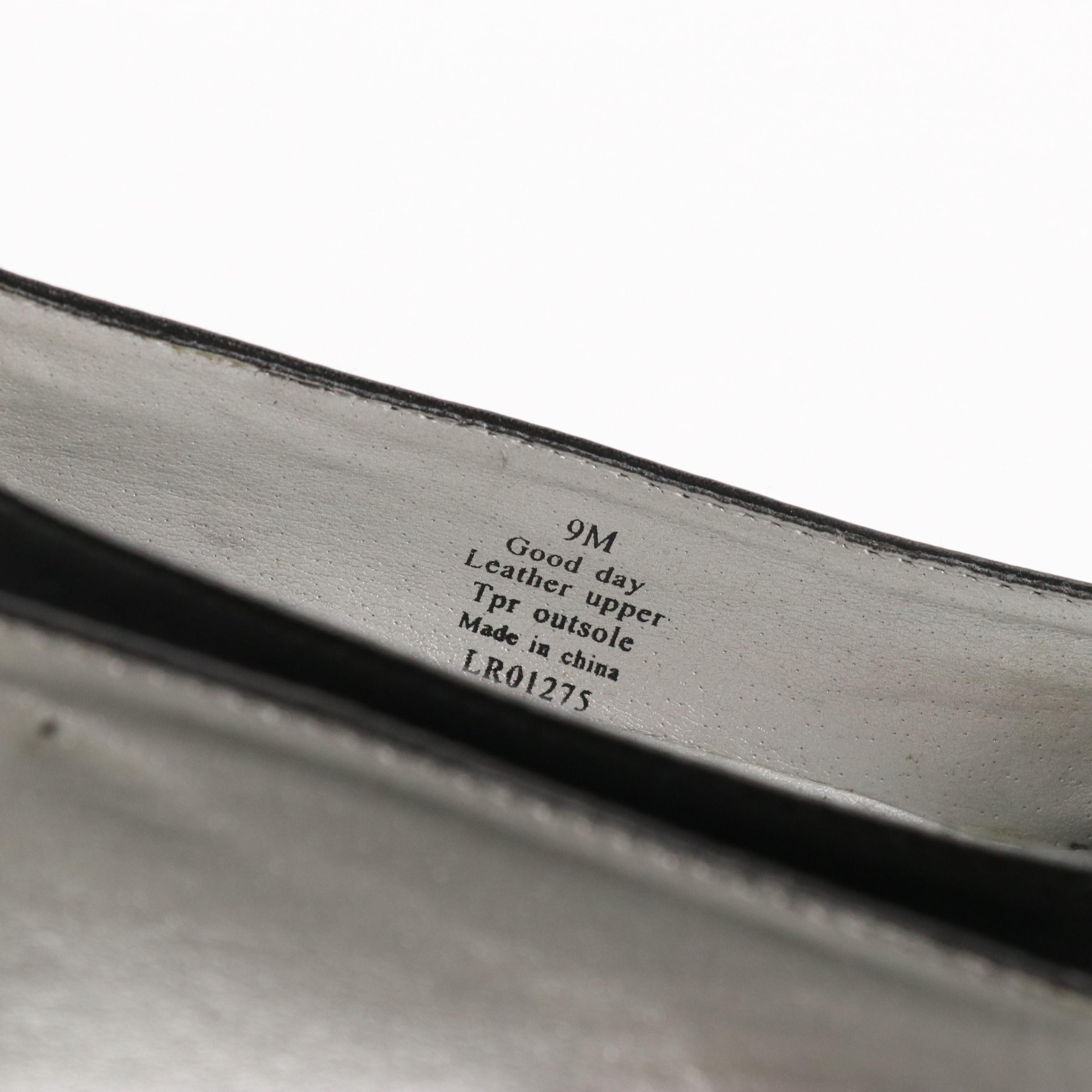 Me Too "Link" Black Leather Wedges, Kennith Cole Good Day & All Tied Up Shoes