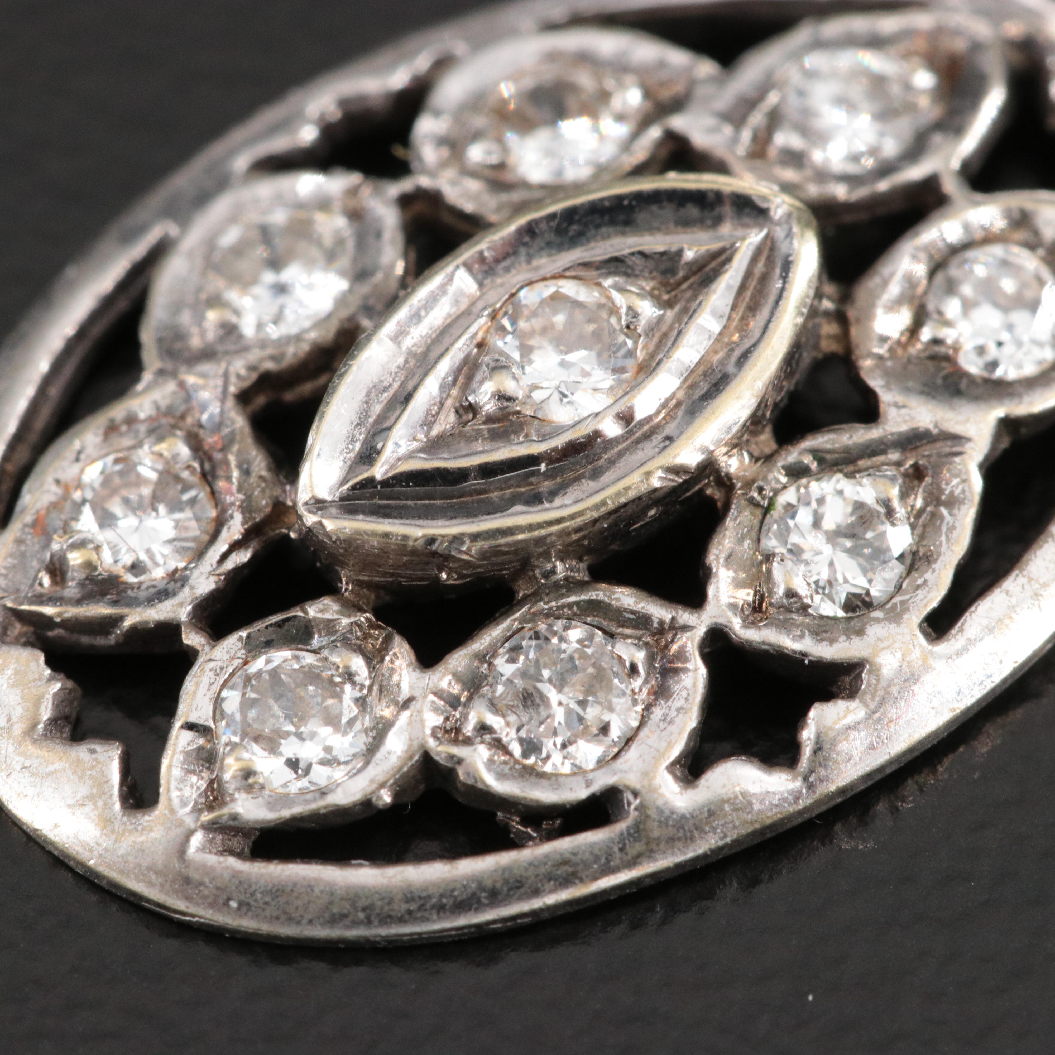 14K 0.32 CTW Diamond Pendant