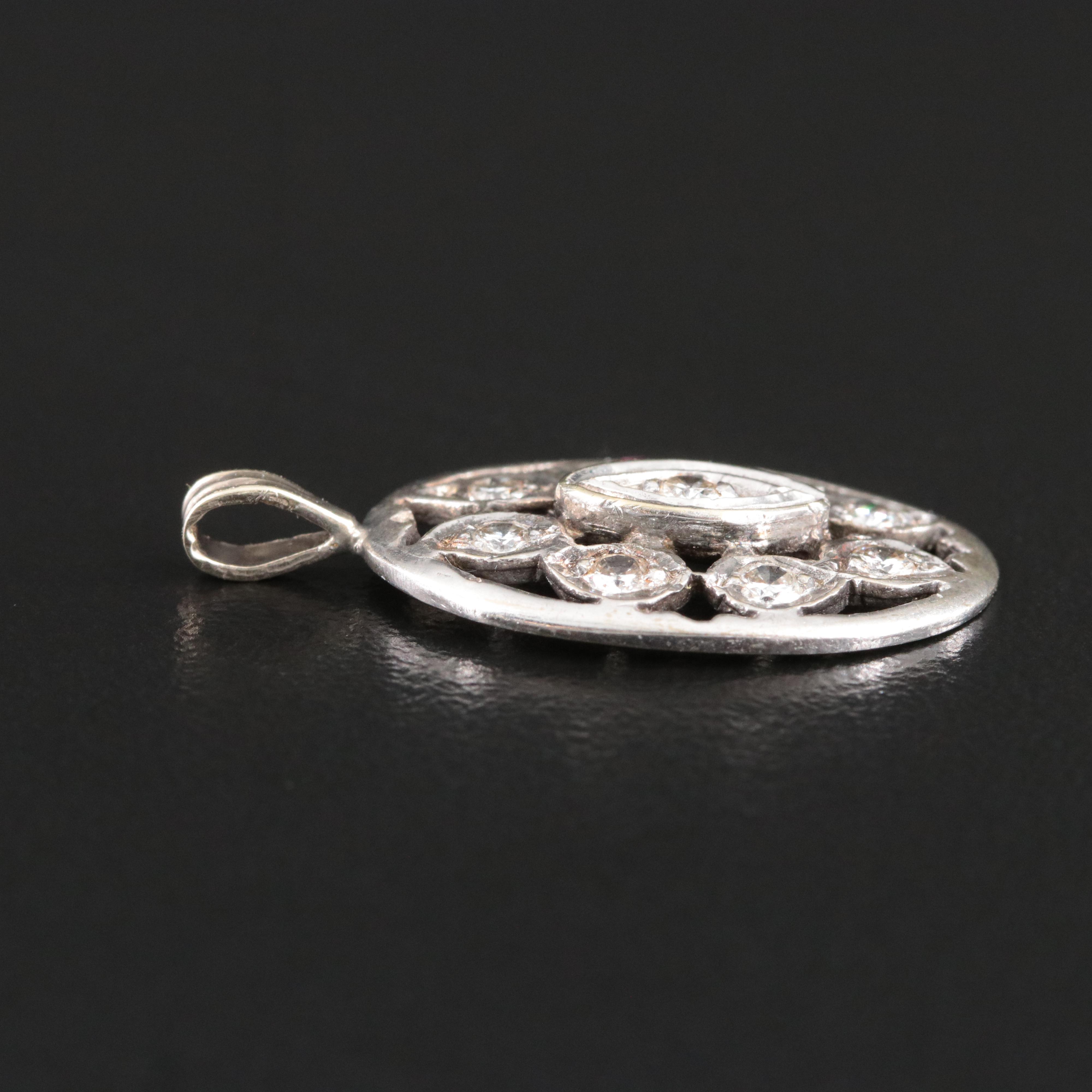 14K 0.32 CTW Diamond Pendant