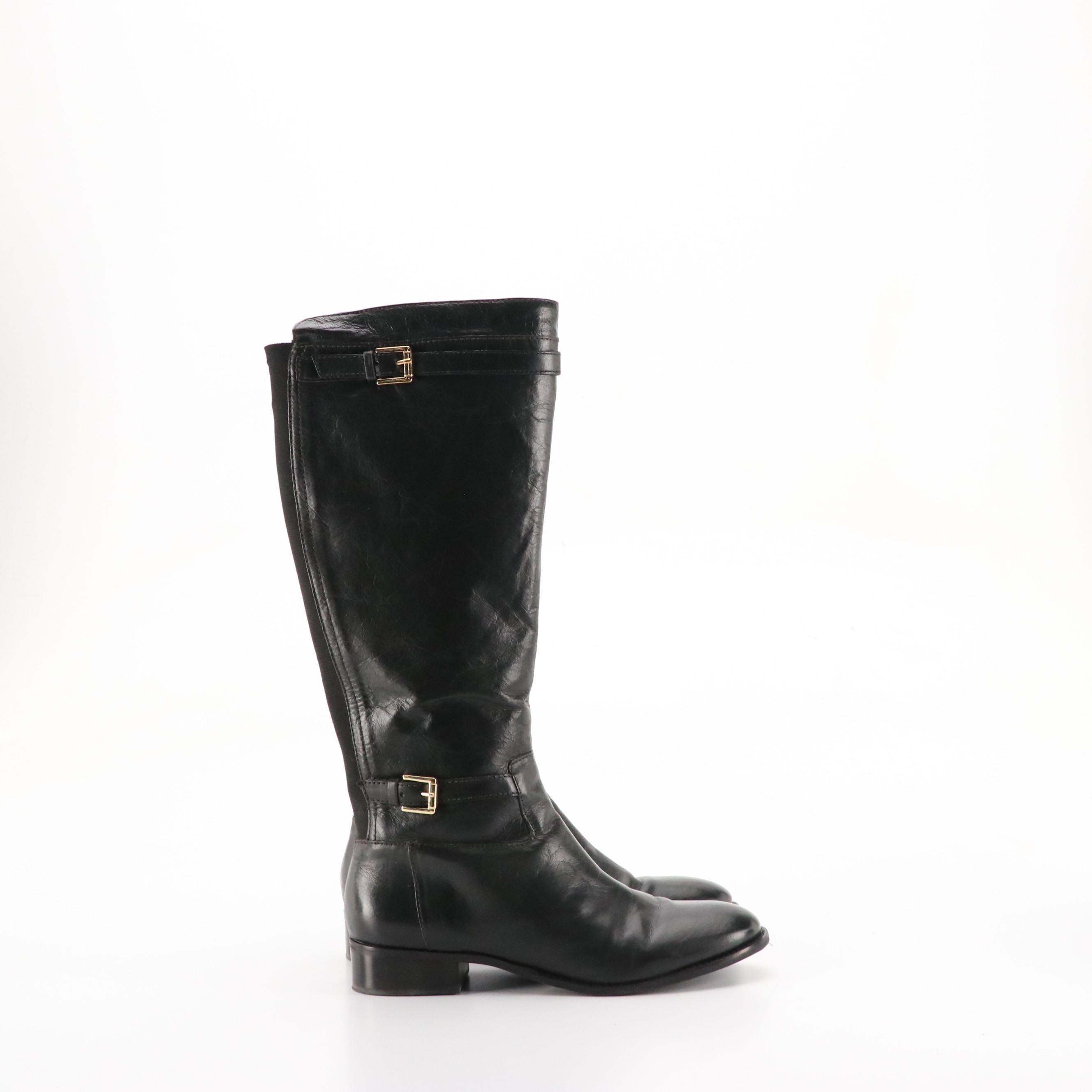 Børn Amila and Talbots Tierra Riding Boots in Leather with Box