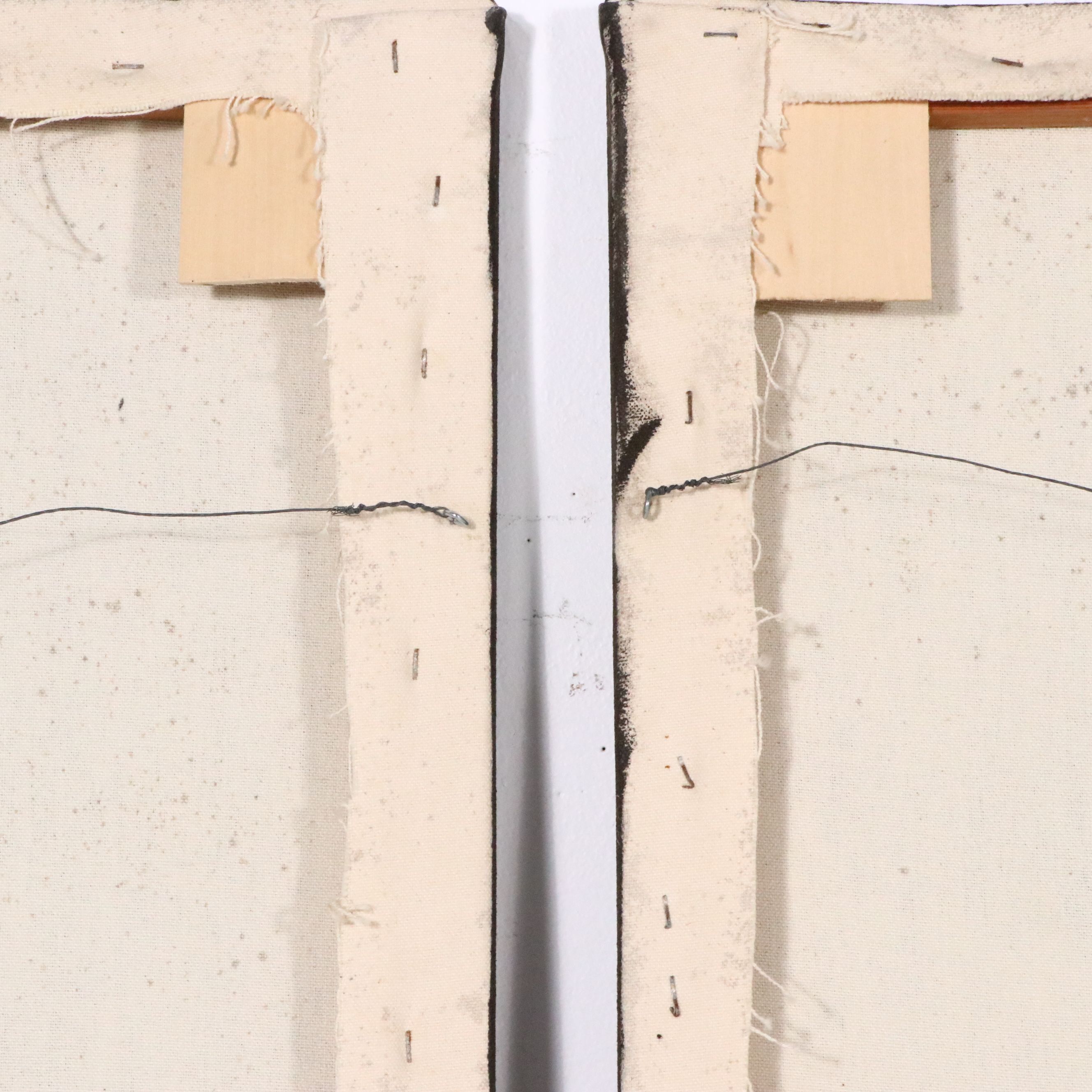 Oil Painting Triptych of Early Moulin Rouge Cabaret Dancer, 21st Century