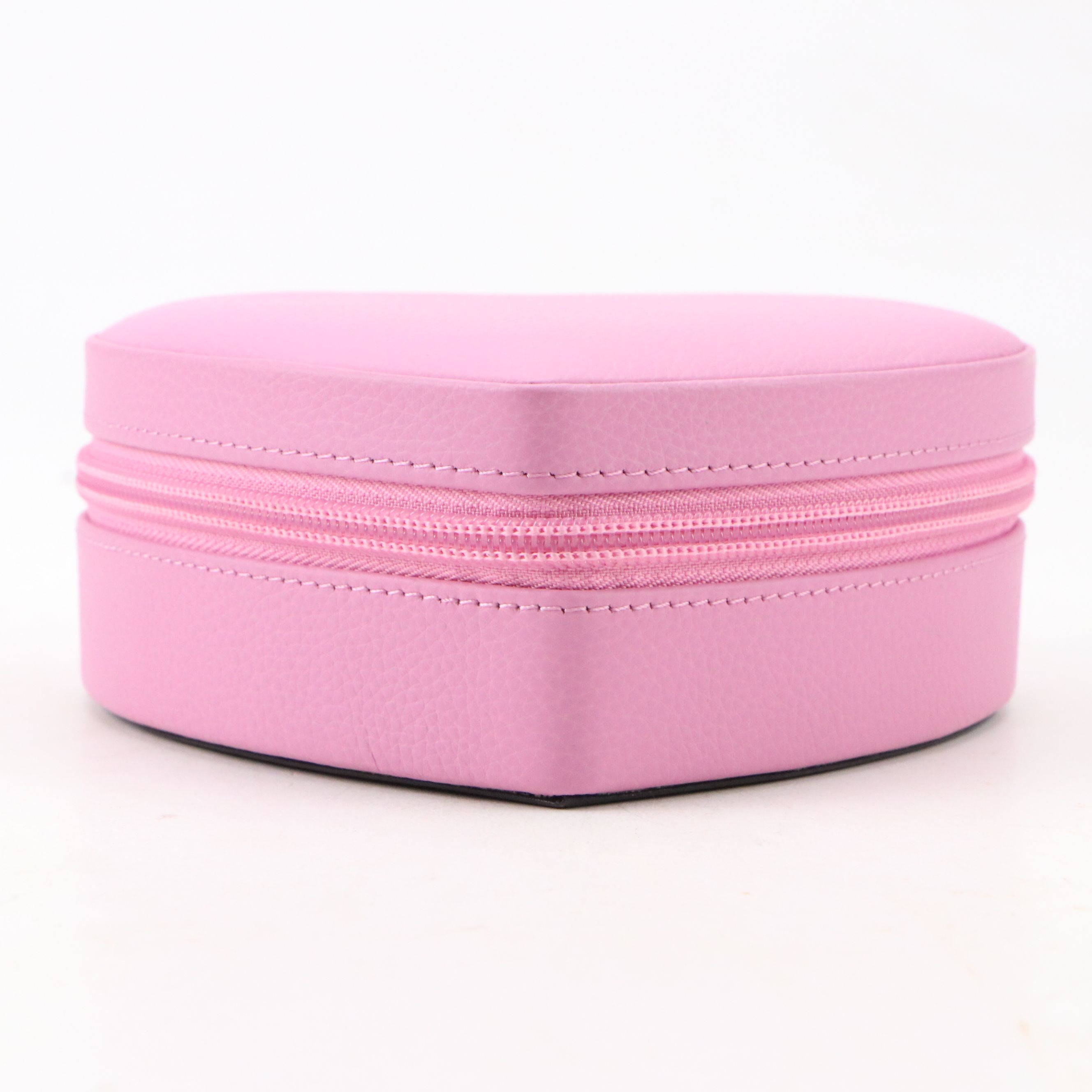Rowallan Pink Leather Heart Jewelry Cases