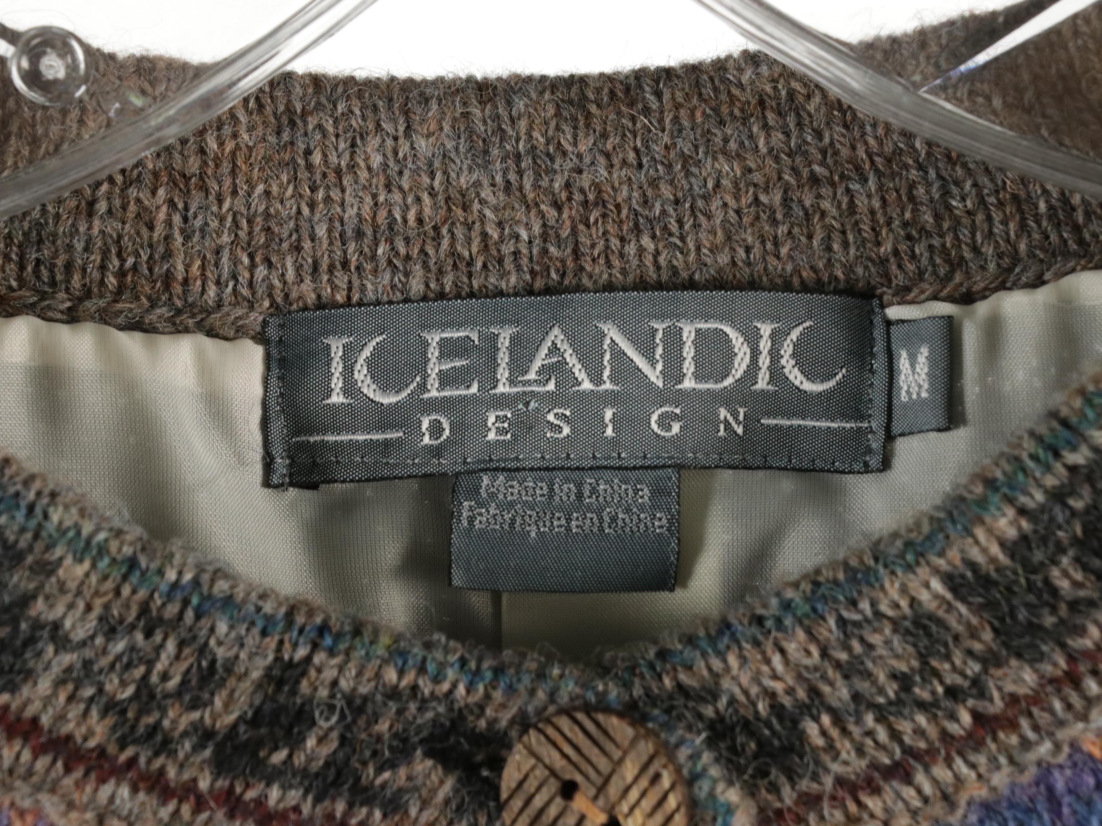 Skea Zip Vest, Icelandic Designs, Peruvian & Talbots Cardigans, and Snow Bibs