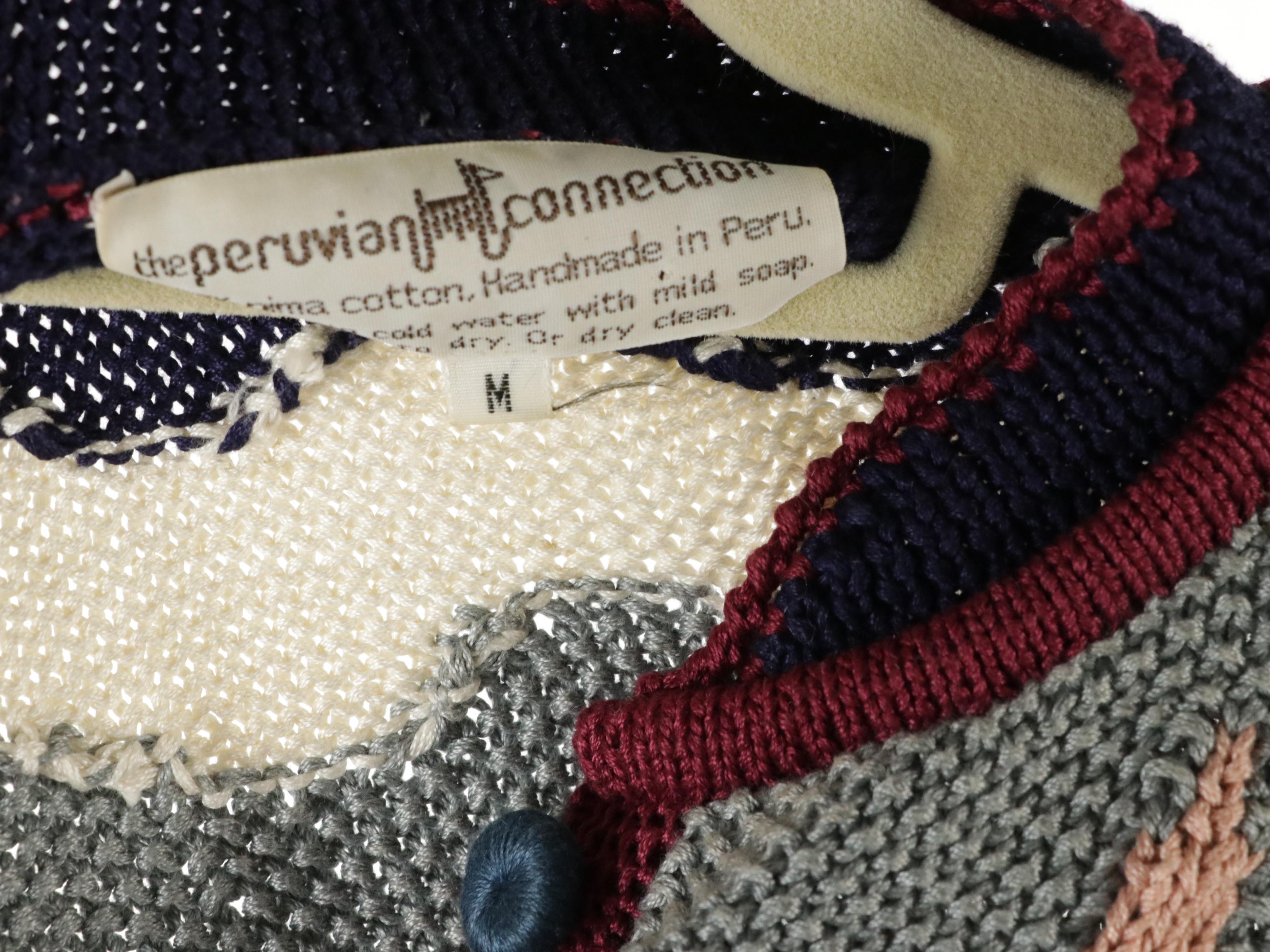 Skea Zip Vest, Icelandic Designs, Peruvian & Talbots Cardigans, and Snow Bibs