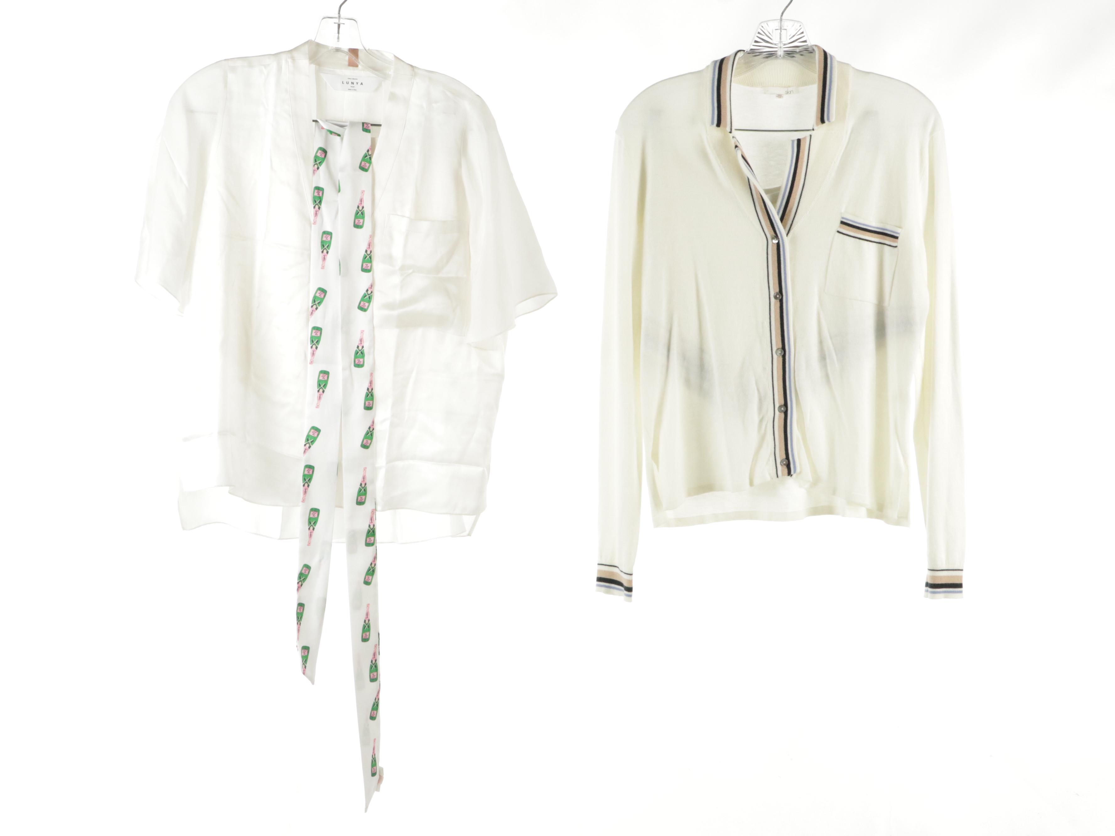 Lunya and Neiman Marcus Silk Pajama Sets, Cool Days Robe, T.La Nightgown & More