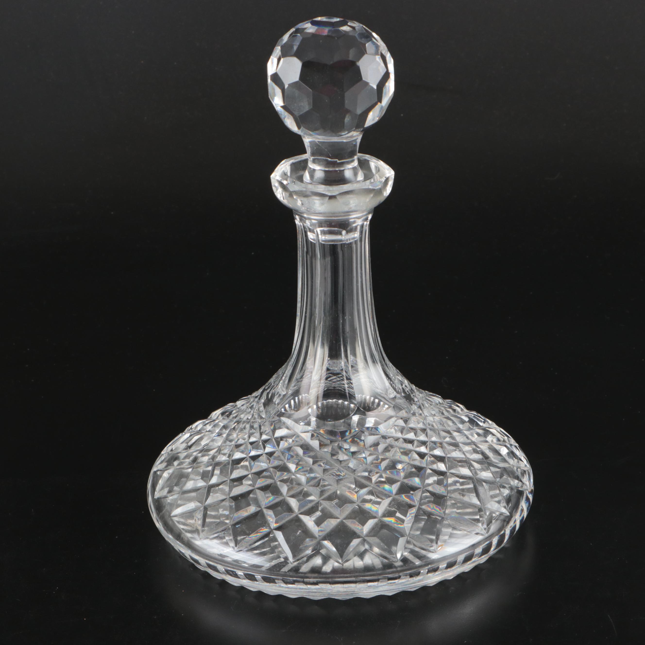 Waterford "Alana" Crystal Decanter with "Lismore" Liquor Cocktail Glasses