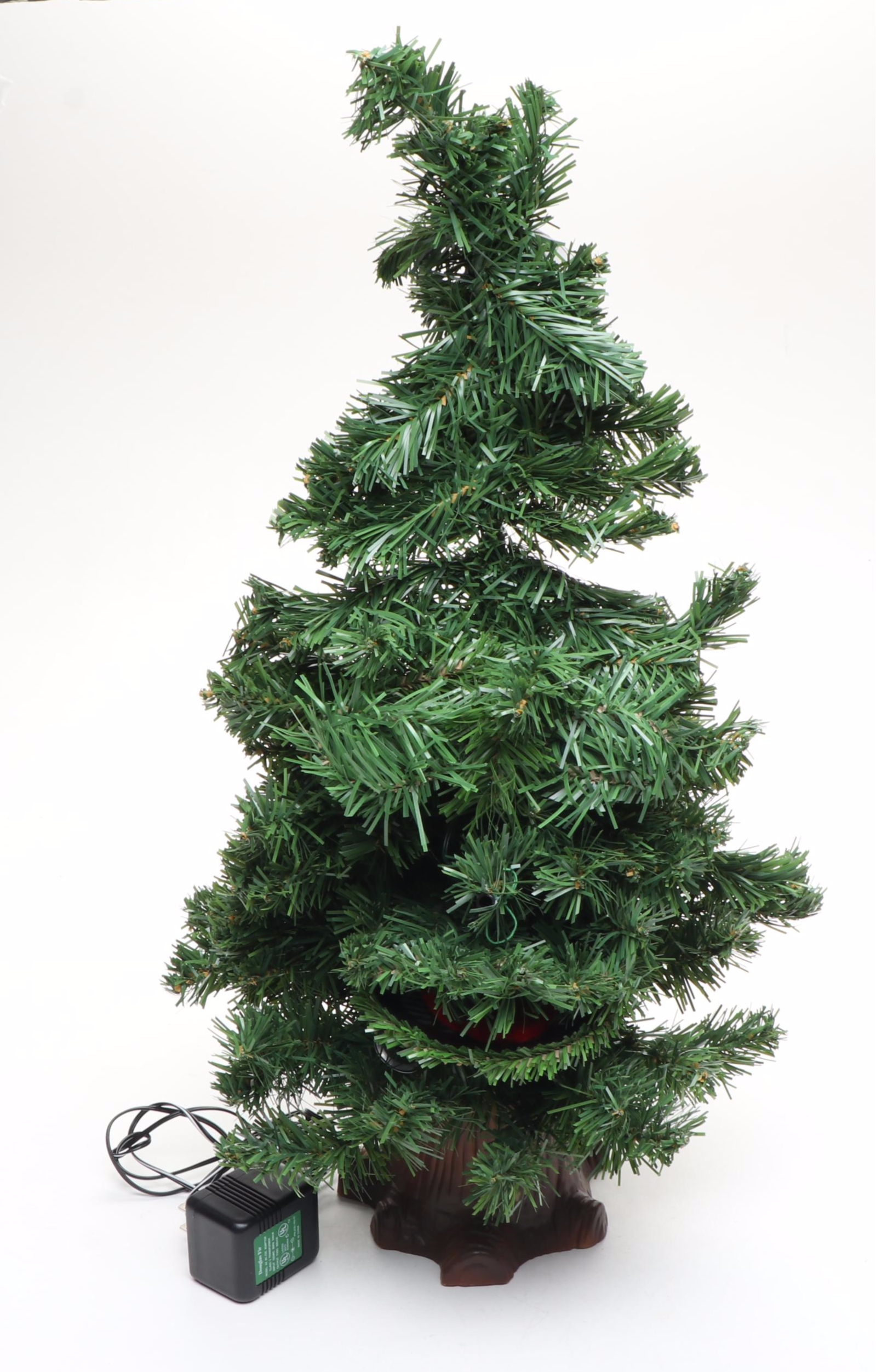 Santa and Douglas Fir Animatronic Christmas Decorations