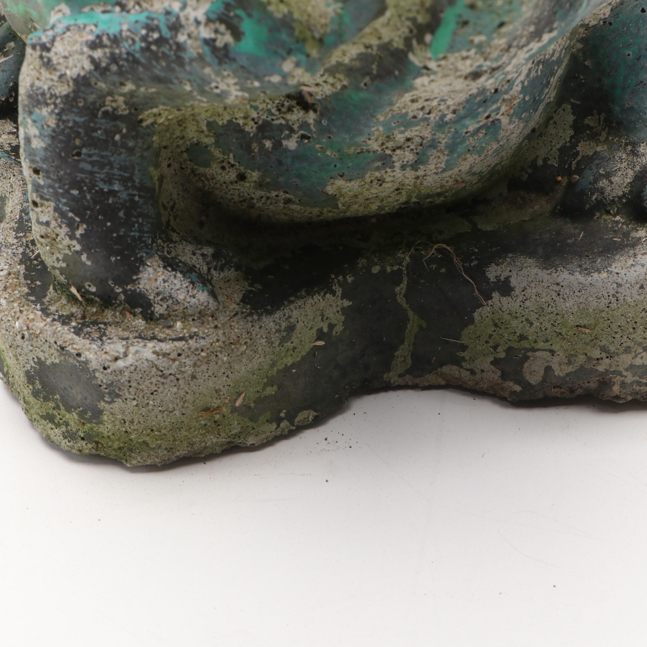 Cast Concrete Toad Garden Statue