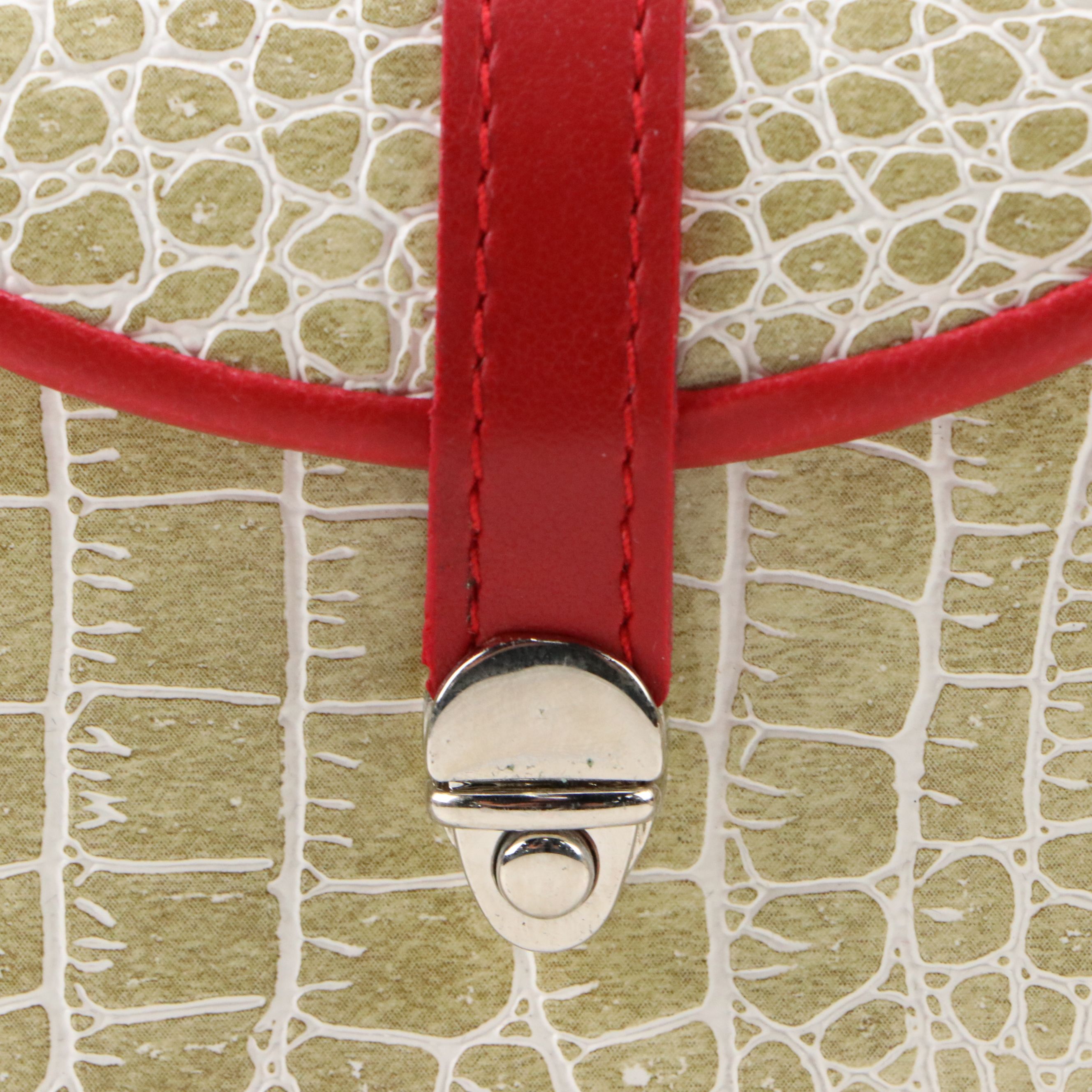 Alten International Faux Crocodile Embossed Jewelry Cases