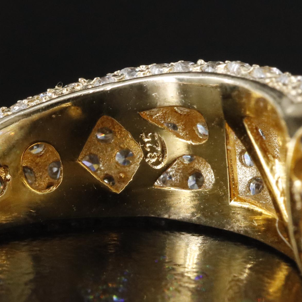 Sterling CZ Inside-Out Hoop Earrings