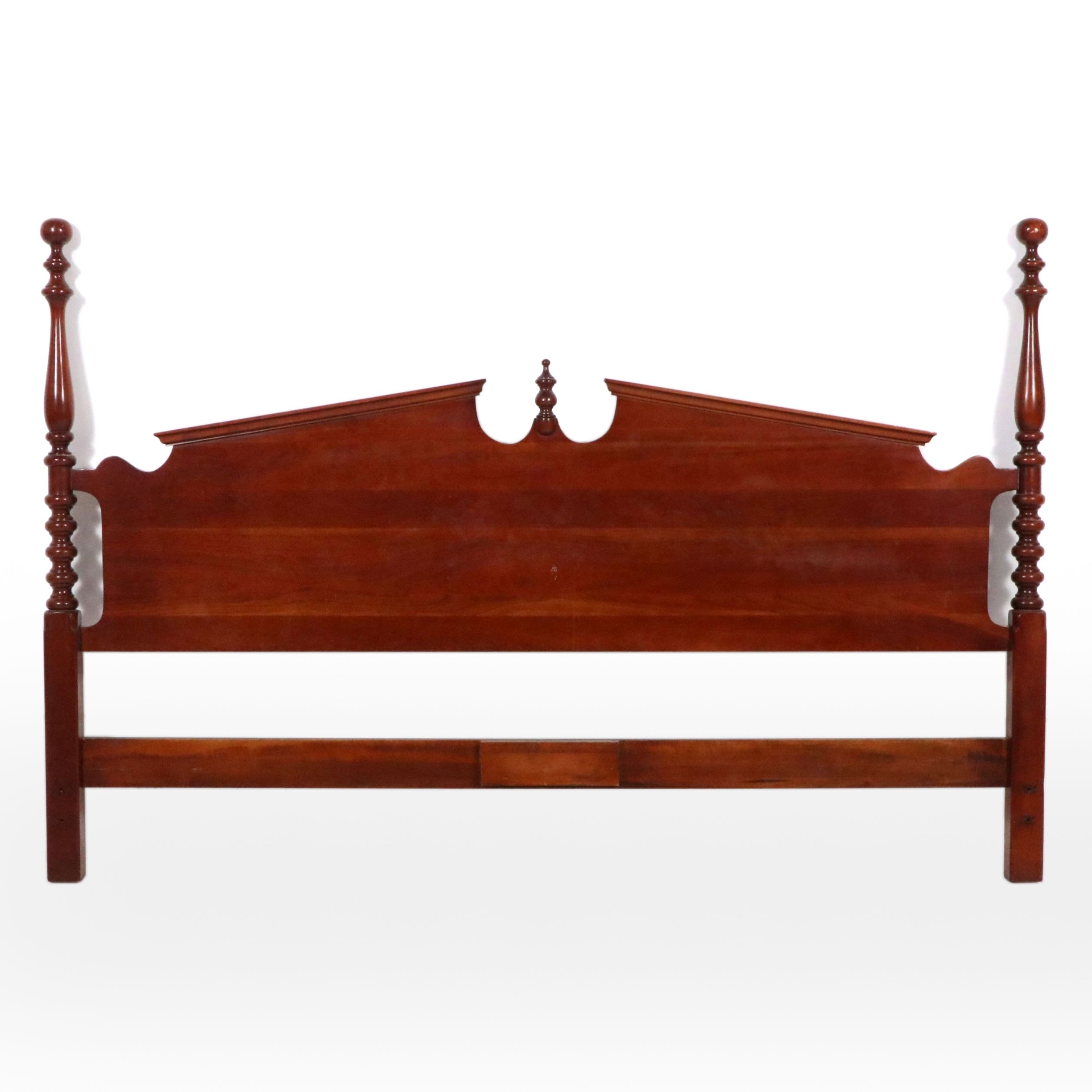Federal Style Cherry King Size Headboard, 20th Century