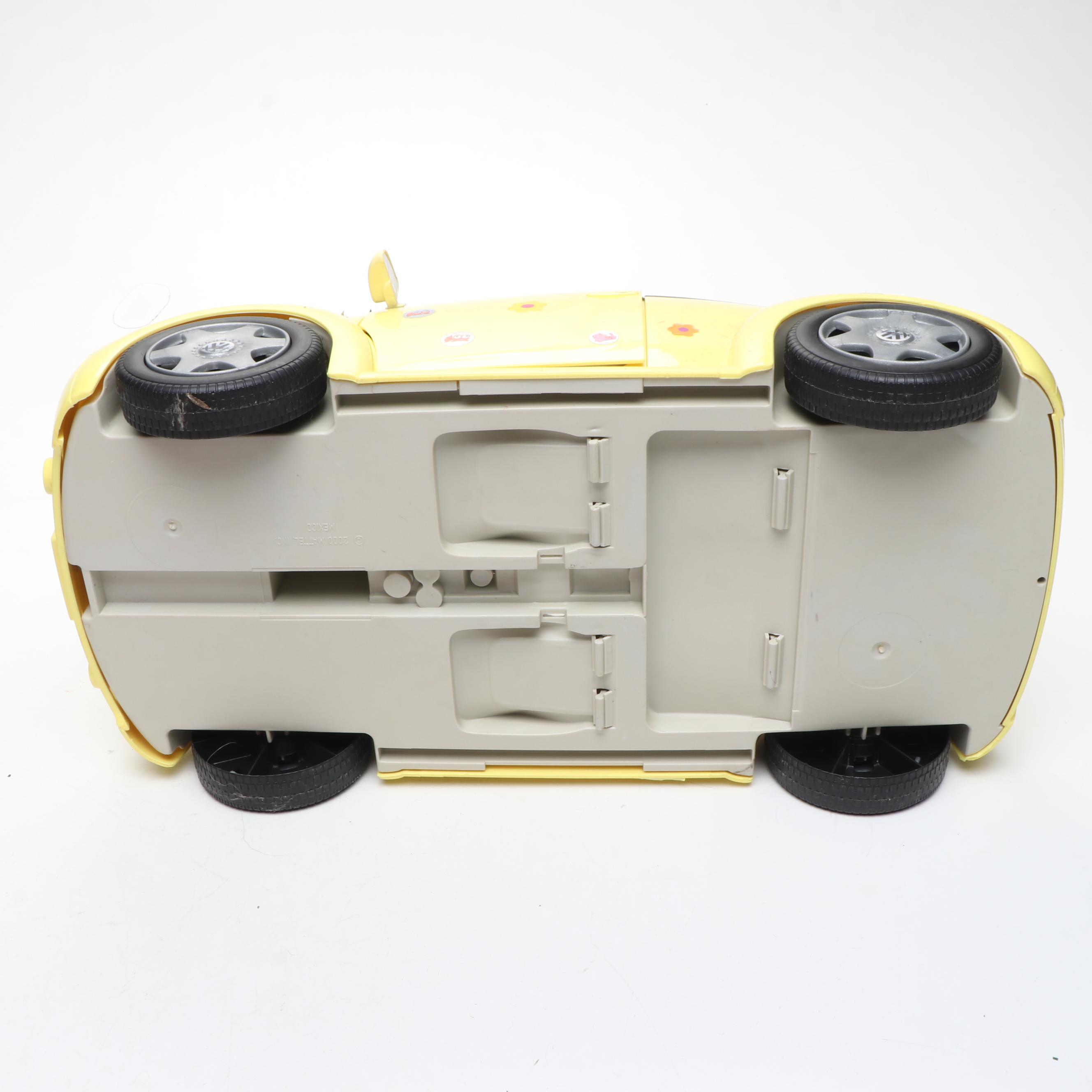 Barbie Yellow VW Bug and Beach Car with Mod Barbie and More Dolls