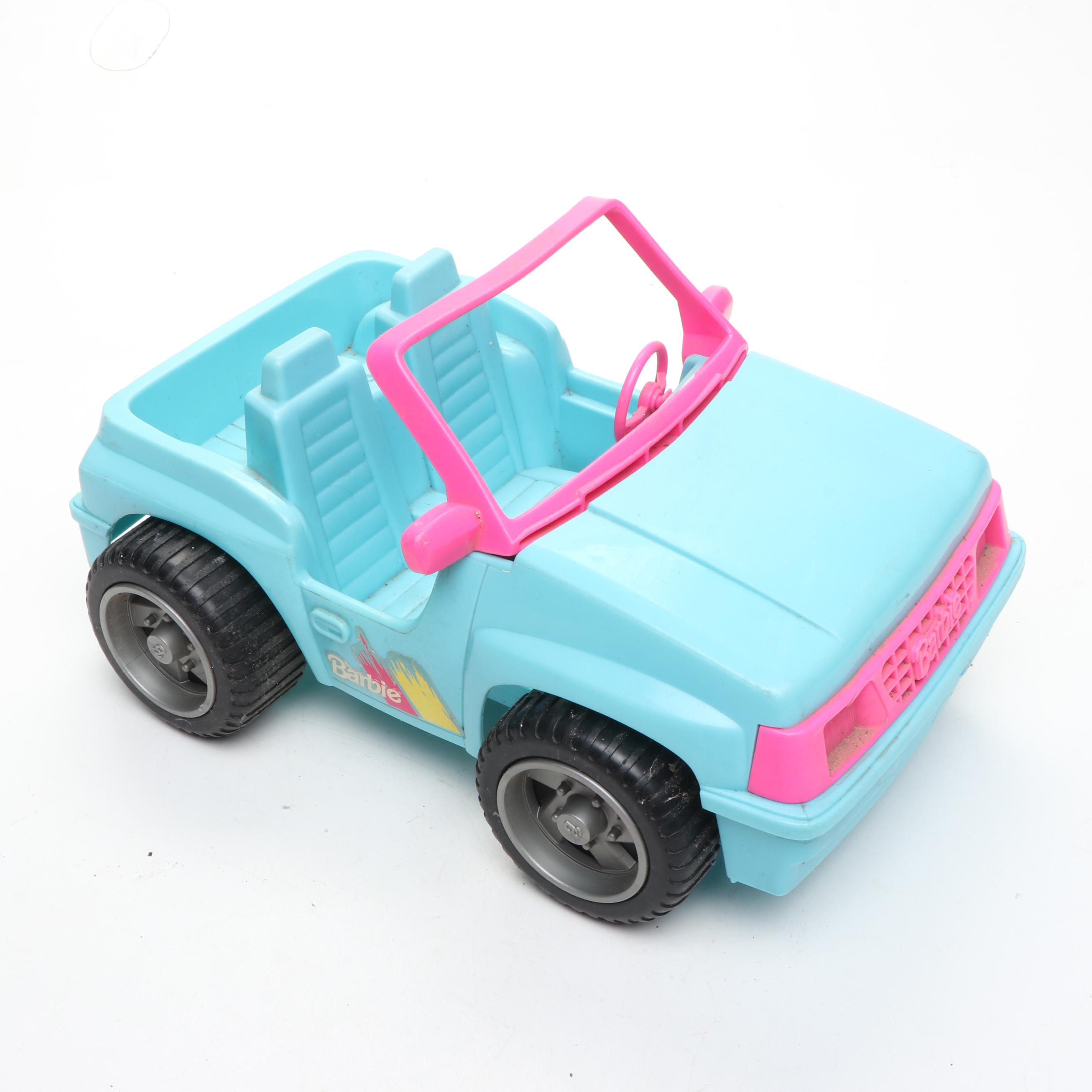 Barbie Yellow VW Bug and Beach Car with Mod Barbie and More Dolls