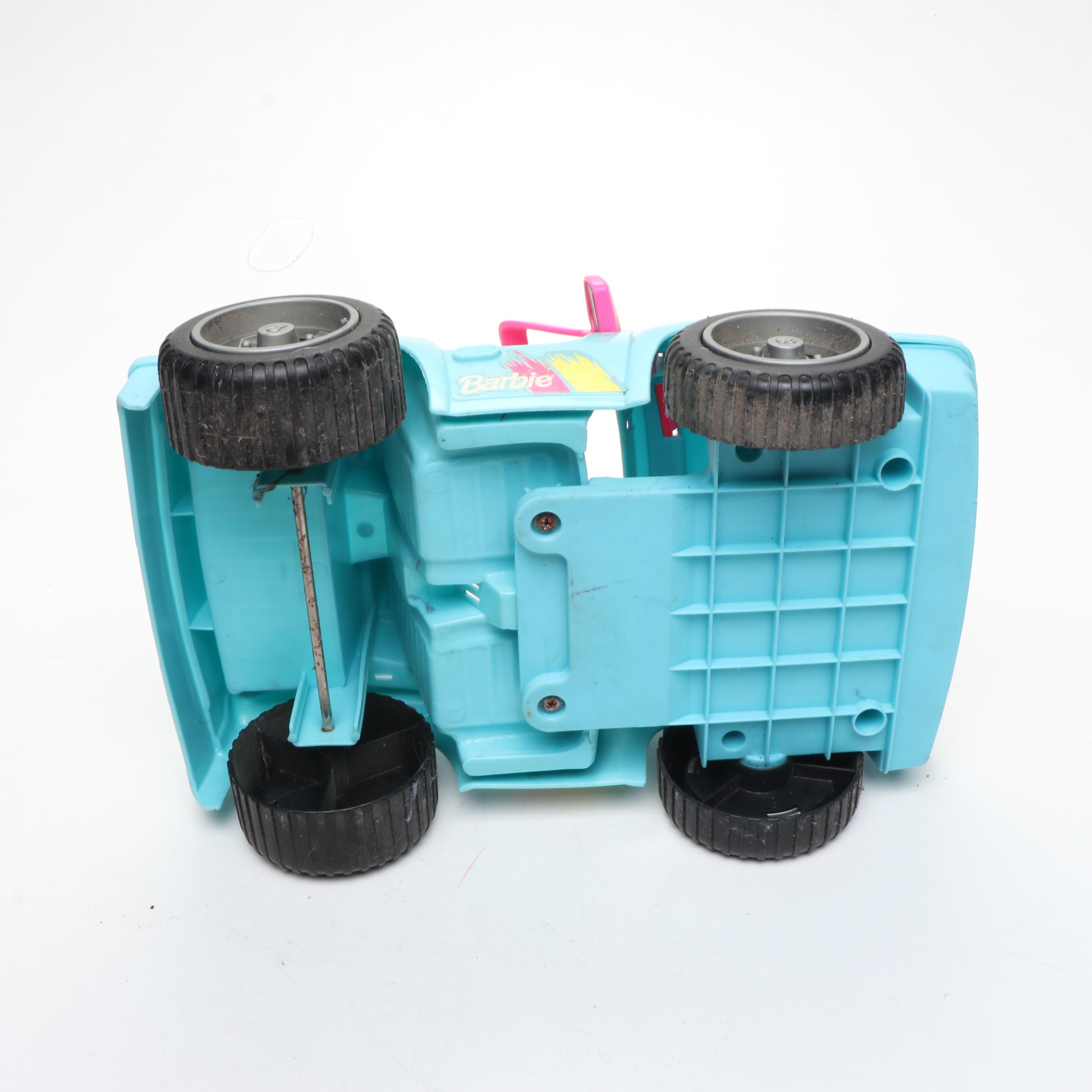 Barbie Yellow VW Bug and Beach Car with Mod Barbie and More Dolls