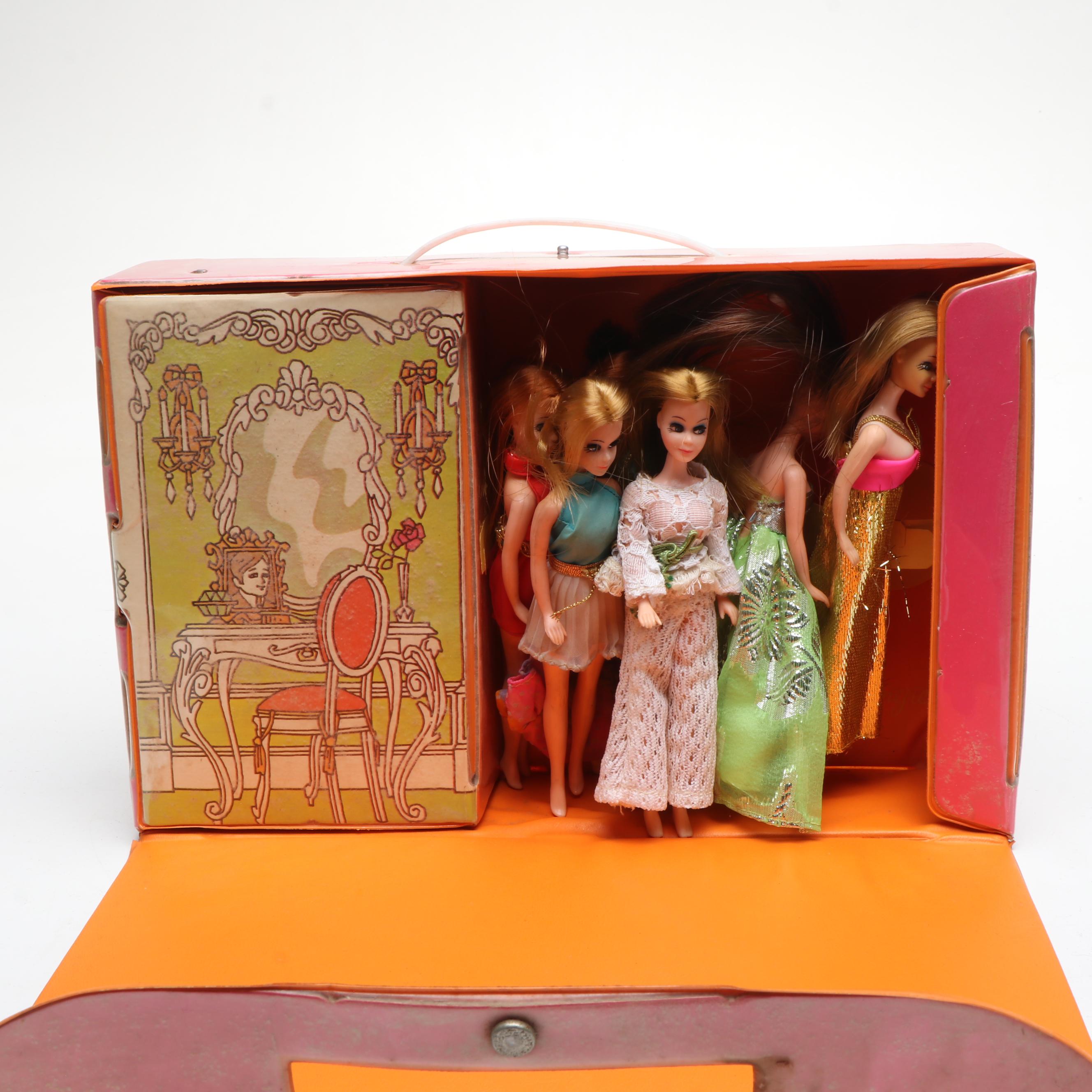 Barbie Yellow VW Bug and Beach Car with Mod Barbie and More Dolls