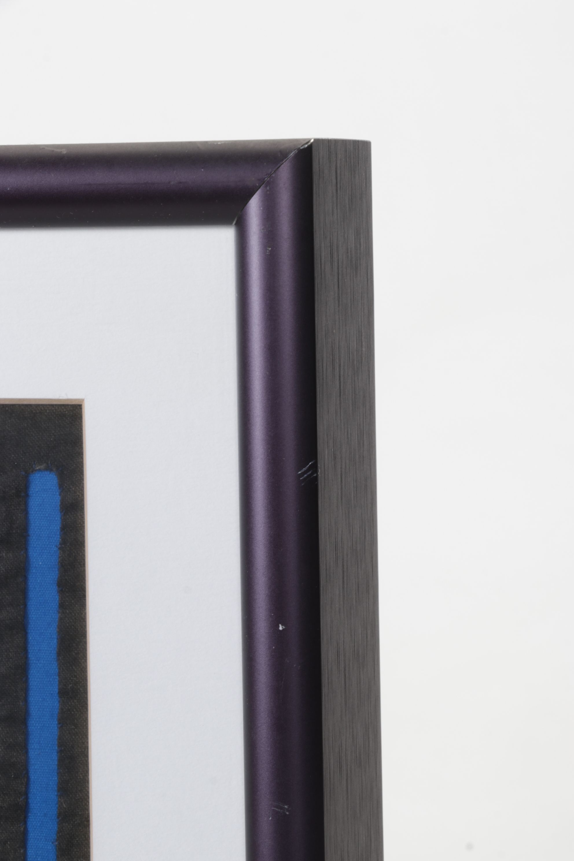 Hand Stitched South-American Mola Textile Folk Art with Cat Figure