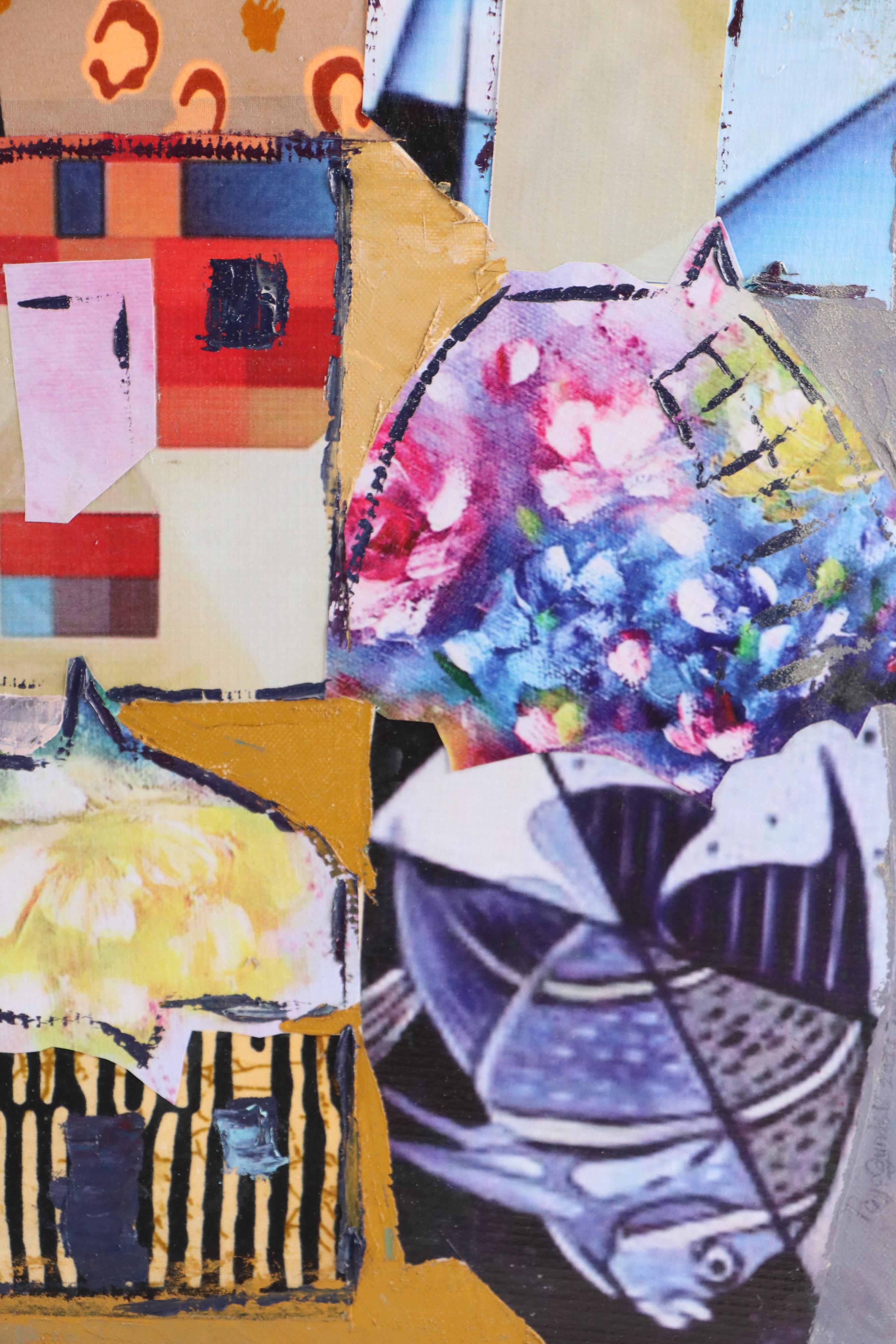 Bayo Ogundele Mixed Media Collage, 2025