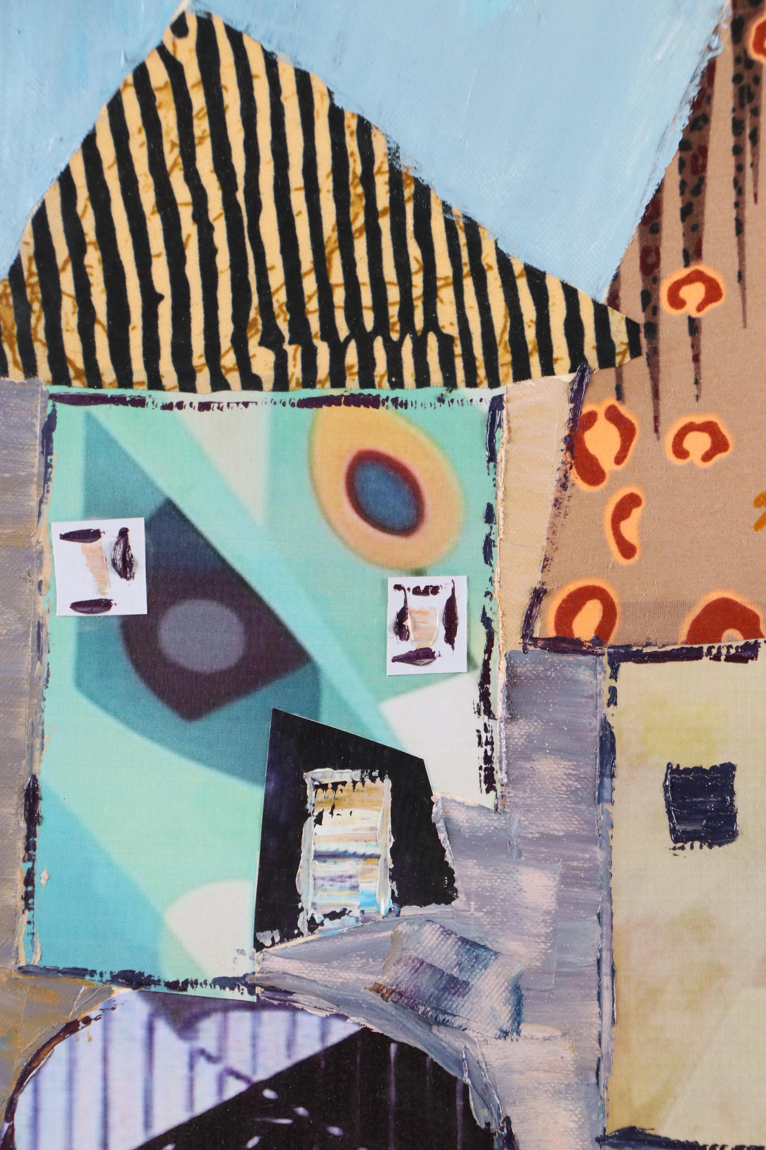 Bayo Ogundele Mixed Media Collage, 2025