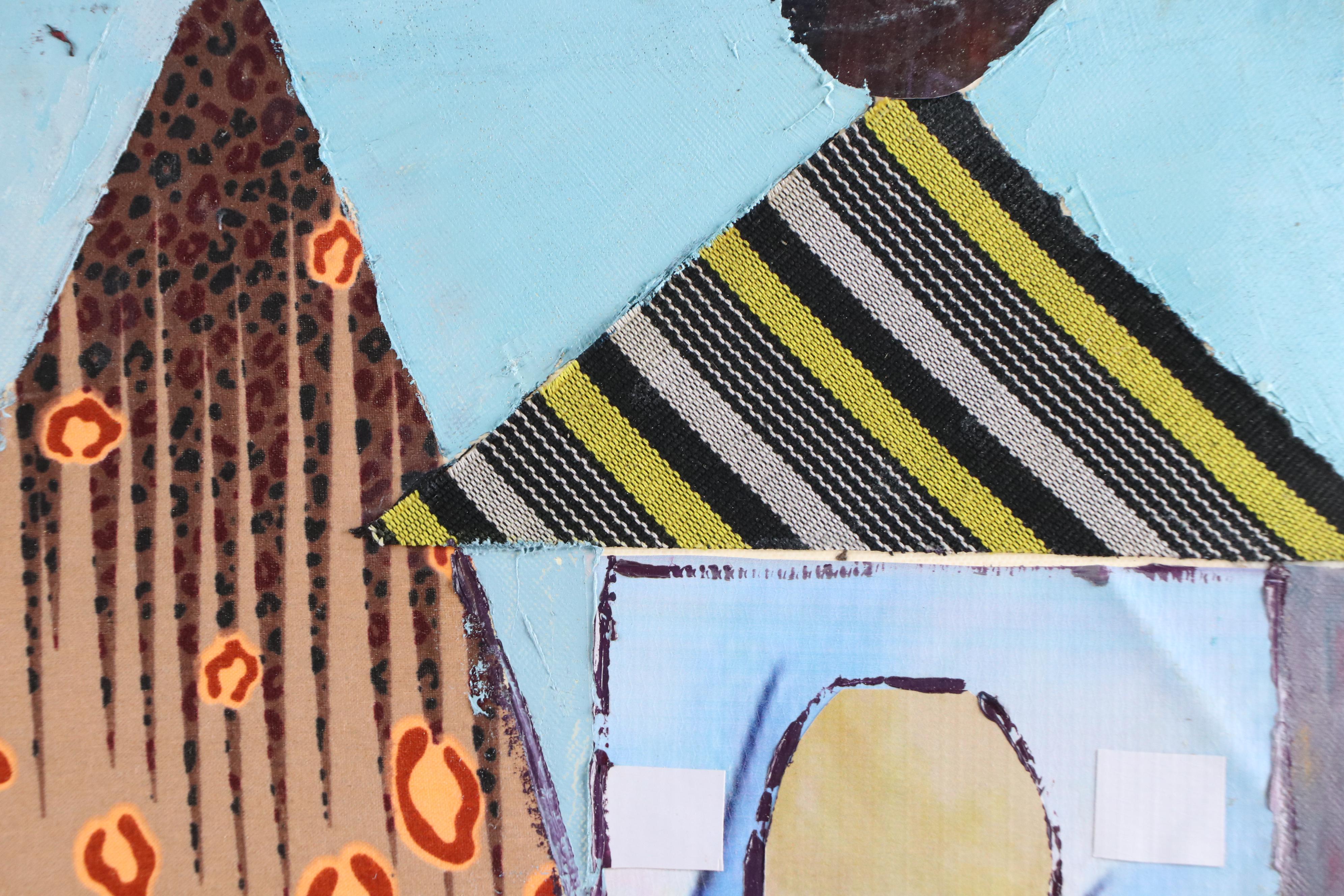 Bayo Ogundele Mixed Media Collage, 2025