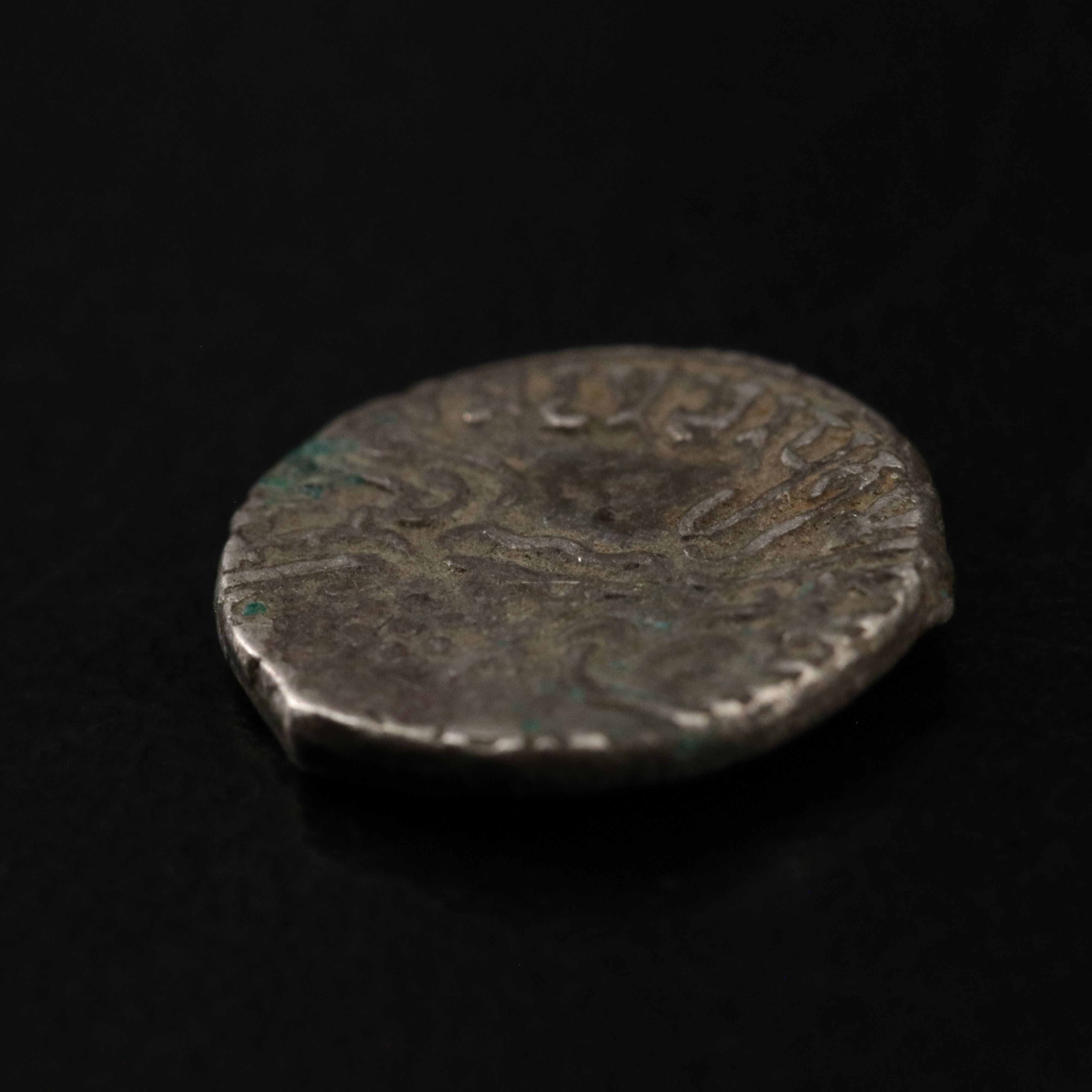 Ancient India Western Satraps AR Drachm Coin of Rudrasena II, ca. 260 A.D.