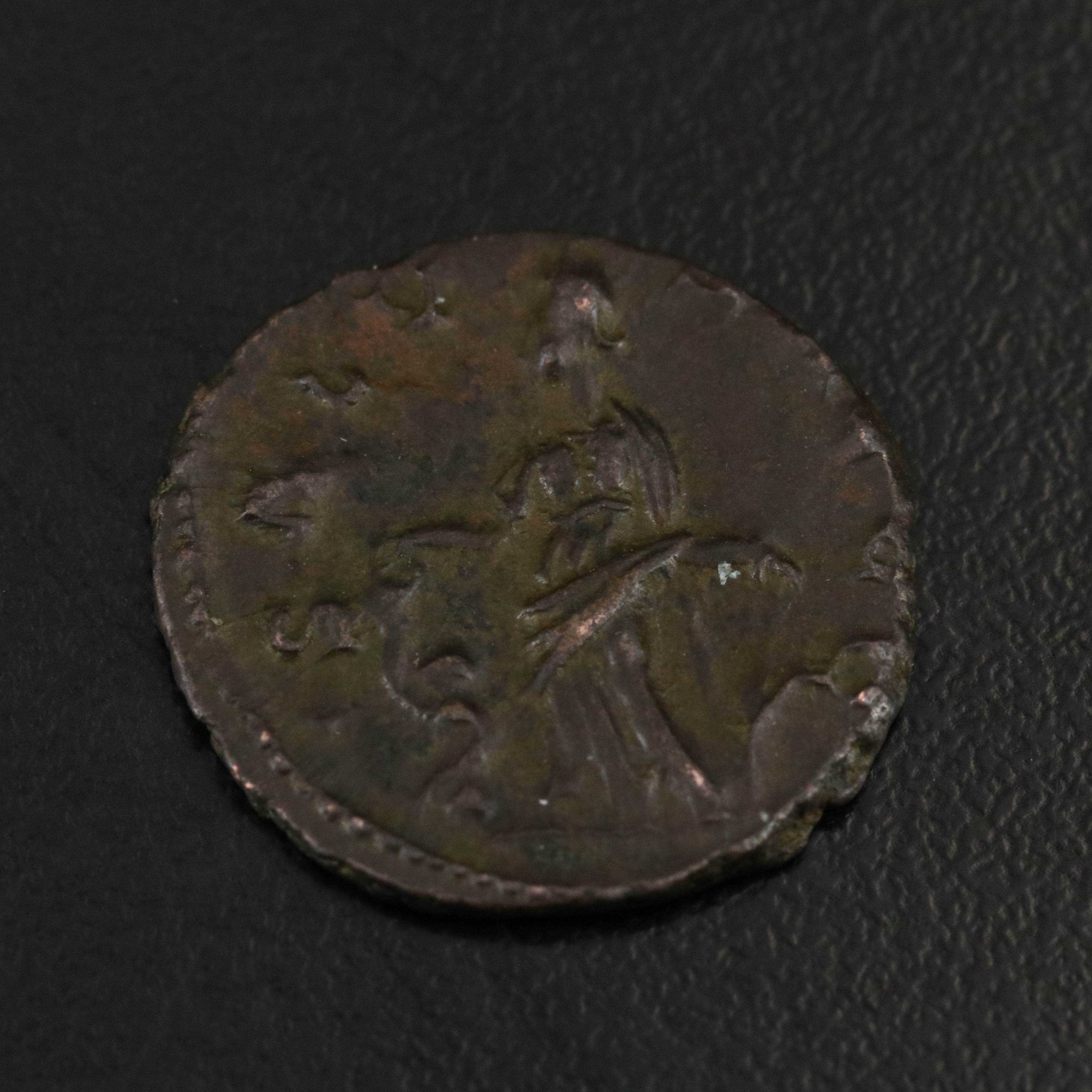 Ancient Roman Imperial Æ Antoninianus Coin of Tetricus I, ca. 270 A.D.