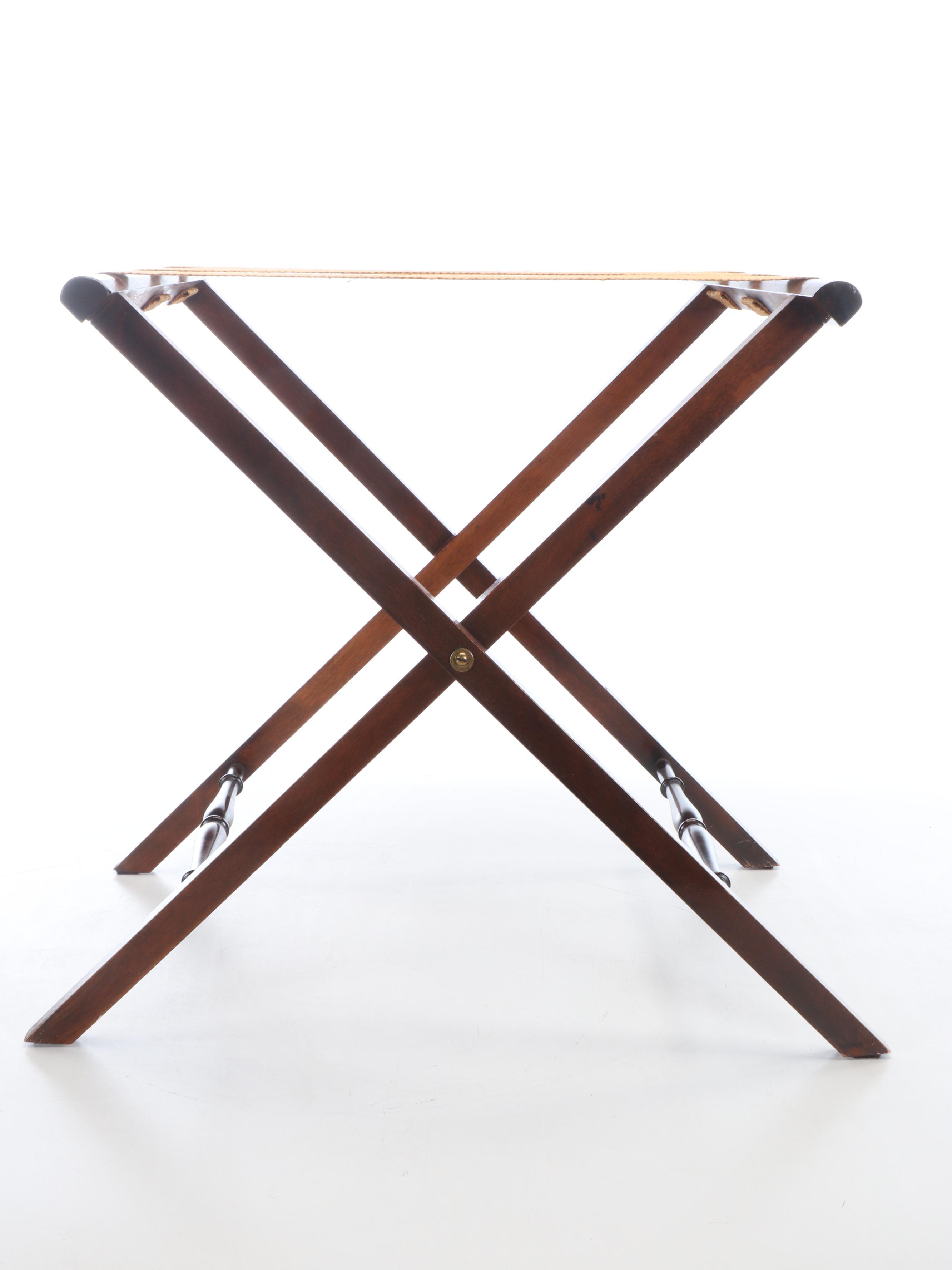 The American Heritage Mahogany Butler's Tray Table