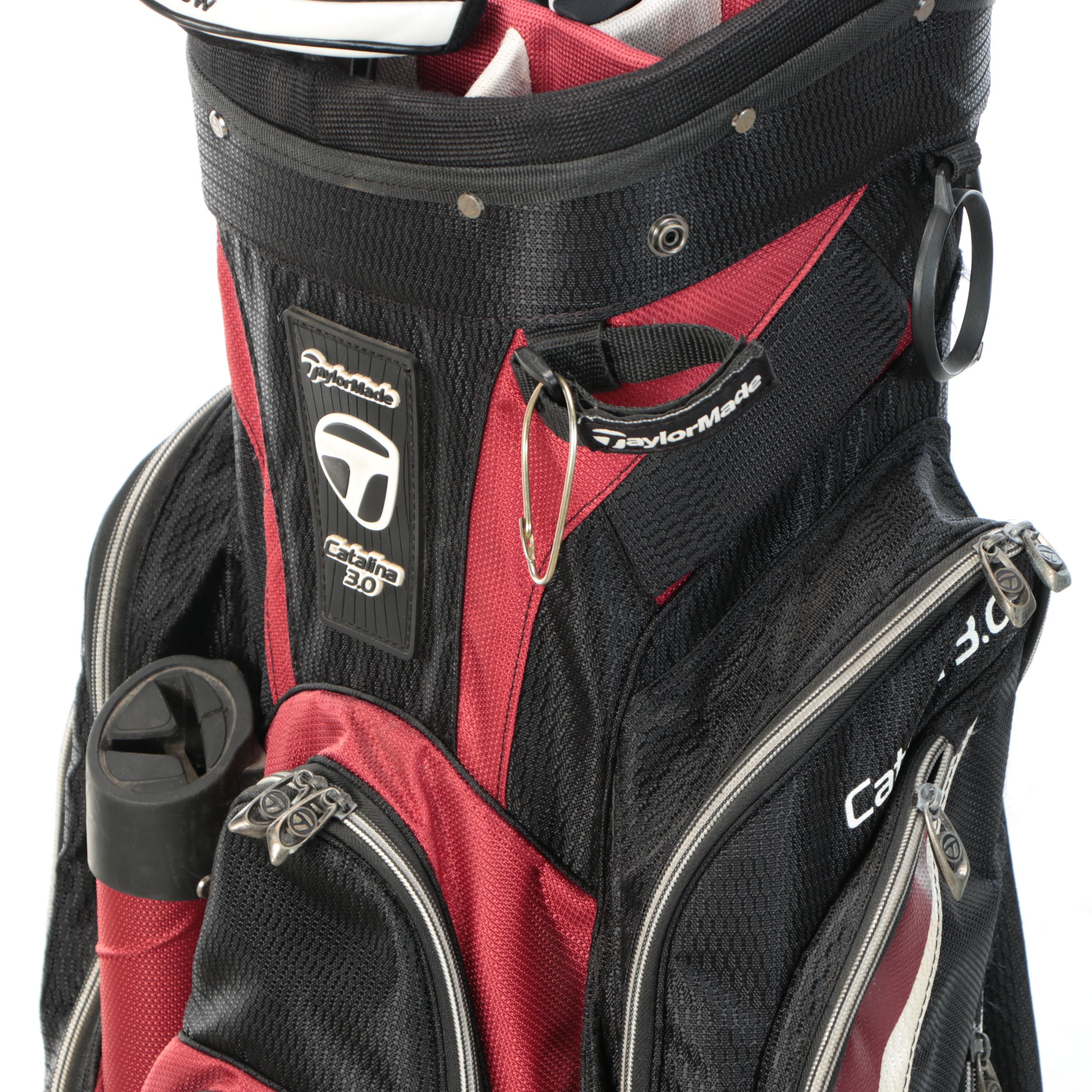 Canterbury "Big Bursar" Irons with Other Clubs and TaylorMade Bag