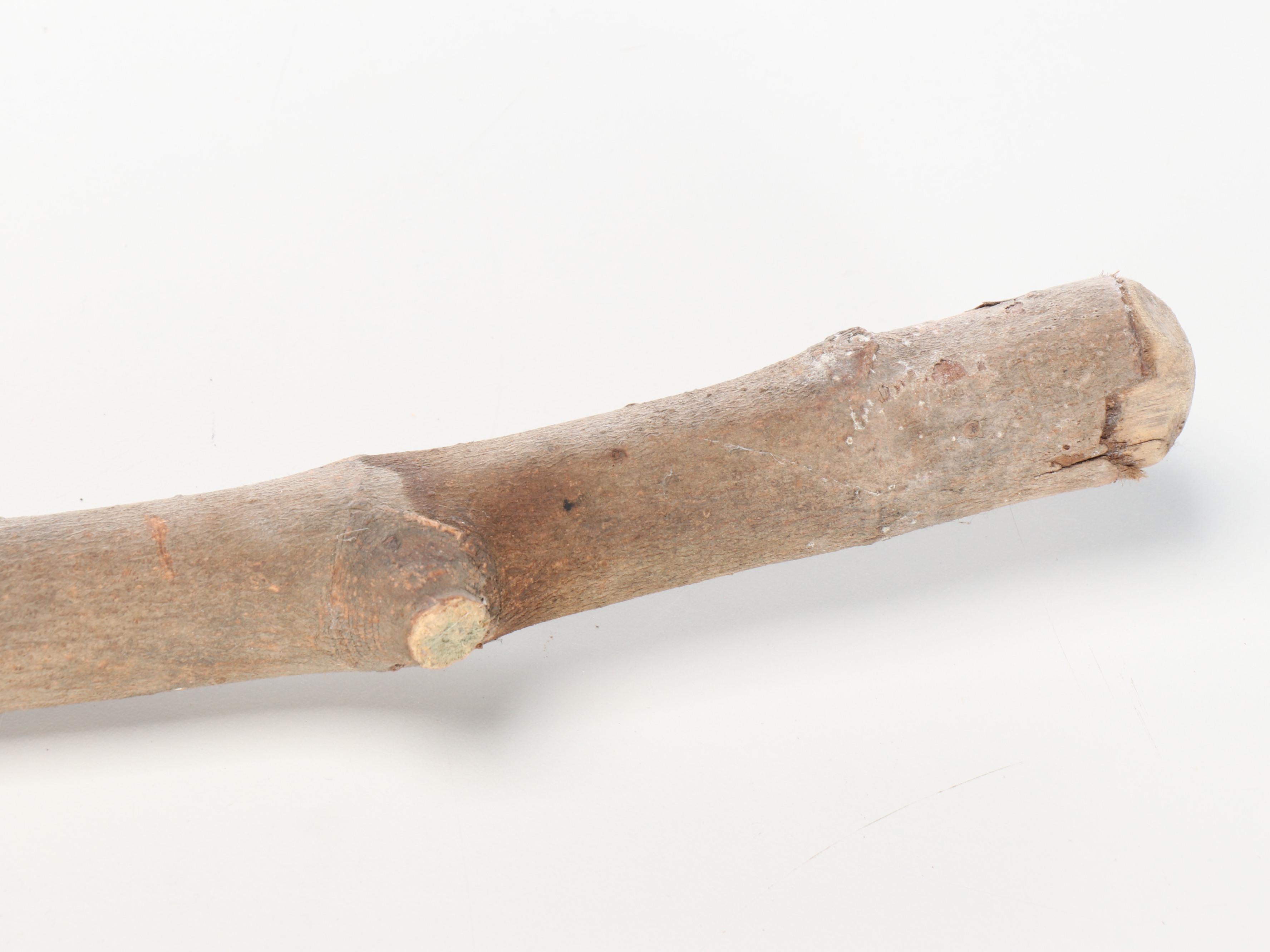 Robert Beaven Folk Art Independence Day Themed Carved Wood Walking Stick, 1987