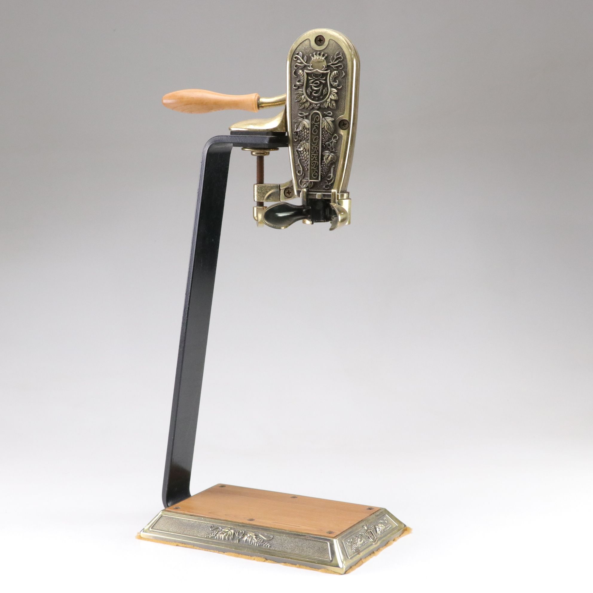 Legrale Brass Table Top Wine Bottle Opener