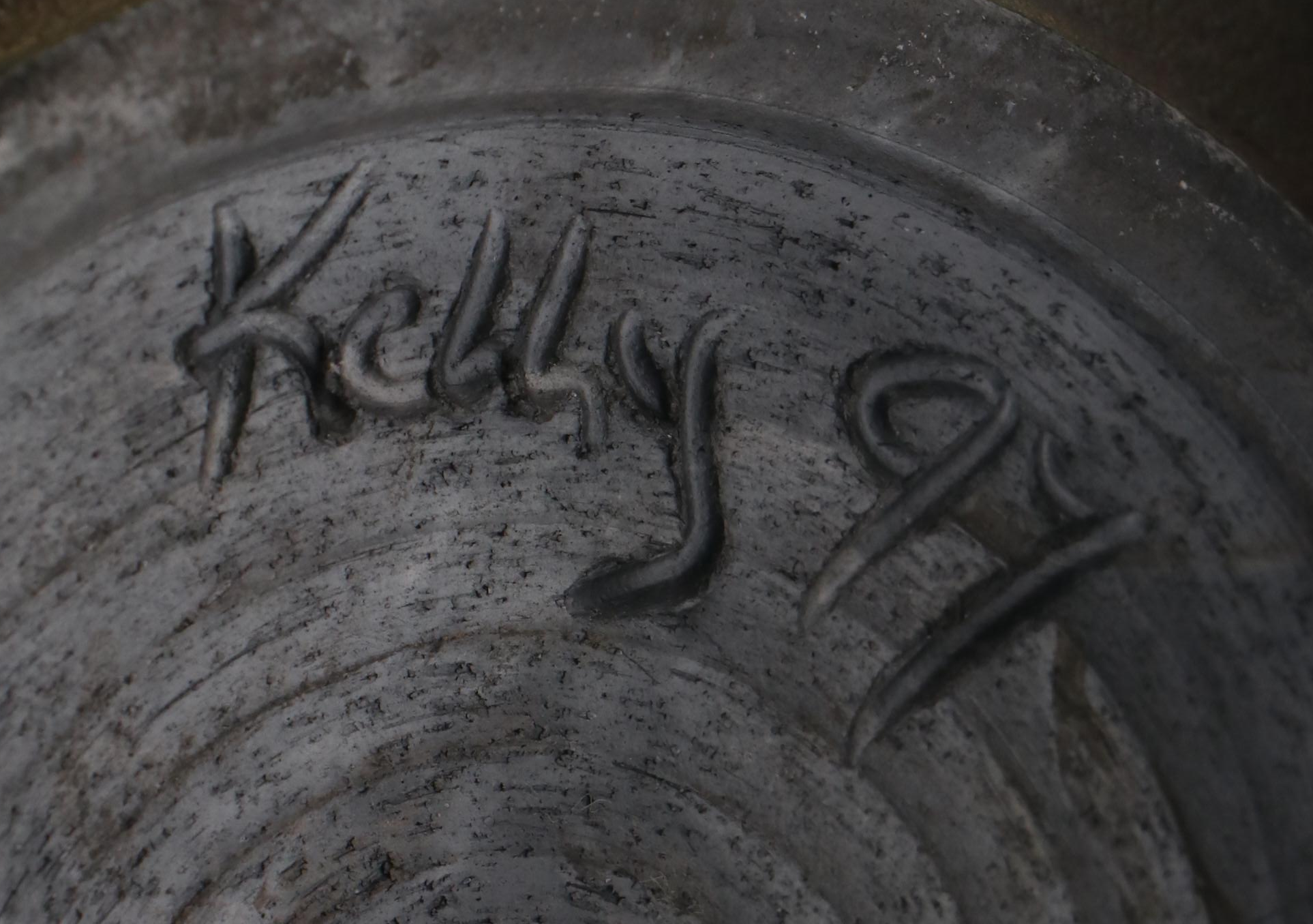 German Mid Century Modern Ceramic Vase with Raku Pottery Vase