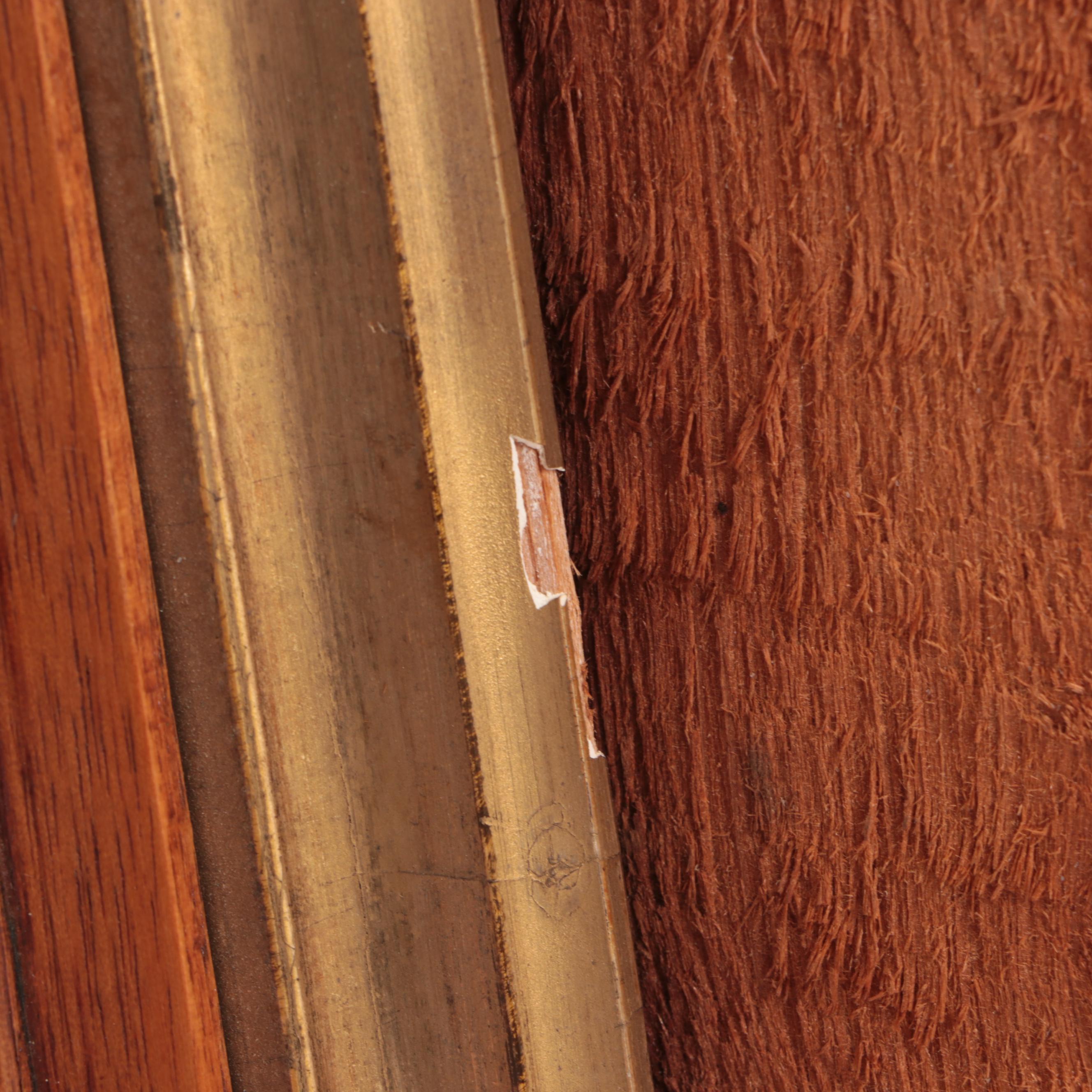 Vintage Wooden Gilt and Engraved Frames, Early to Mid-20th Century