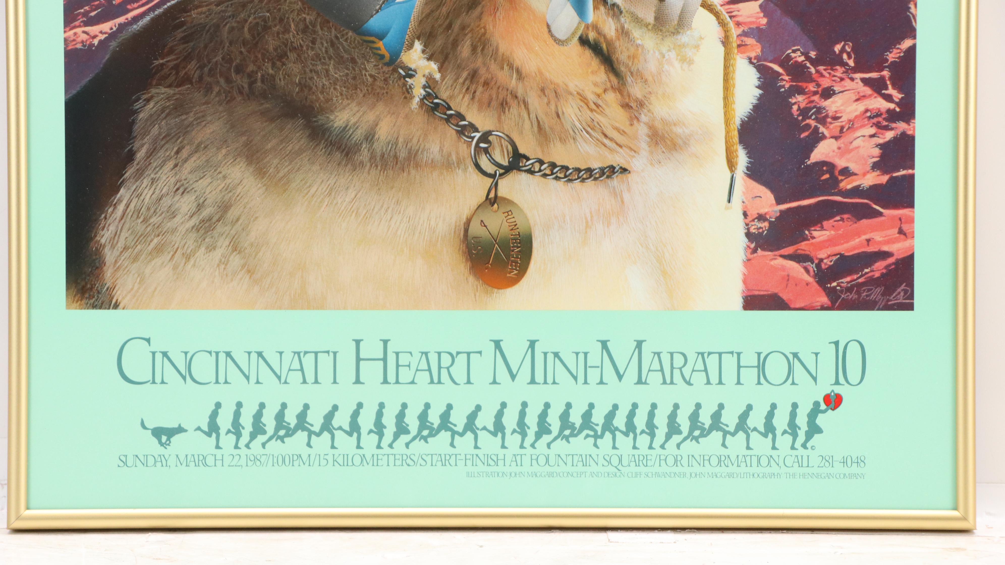 Cincinnati Heart Mini-Marathon Posters, 1980s and 1990s
