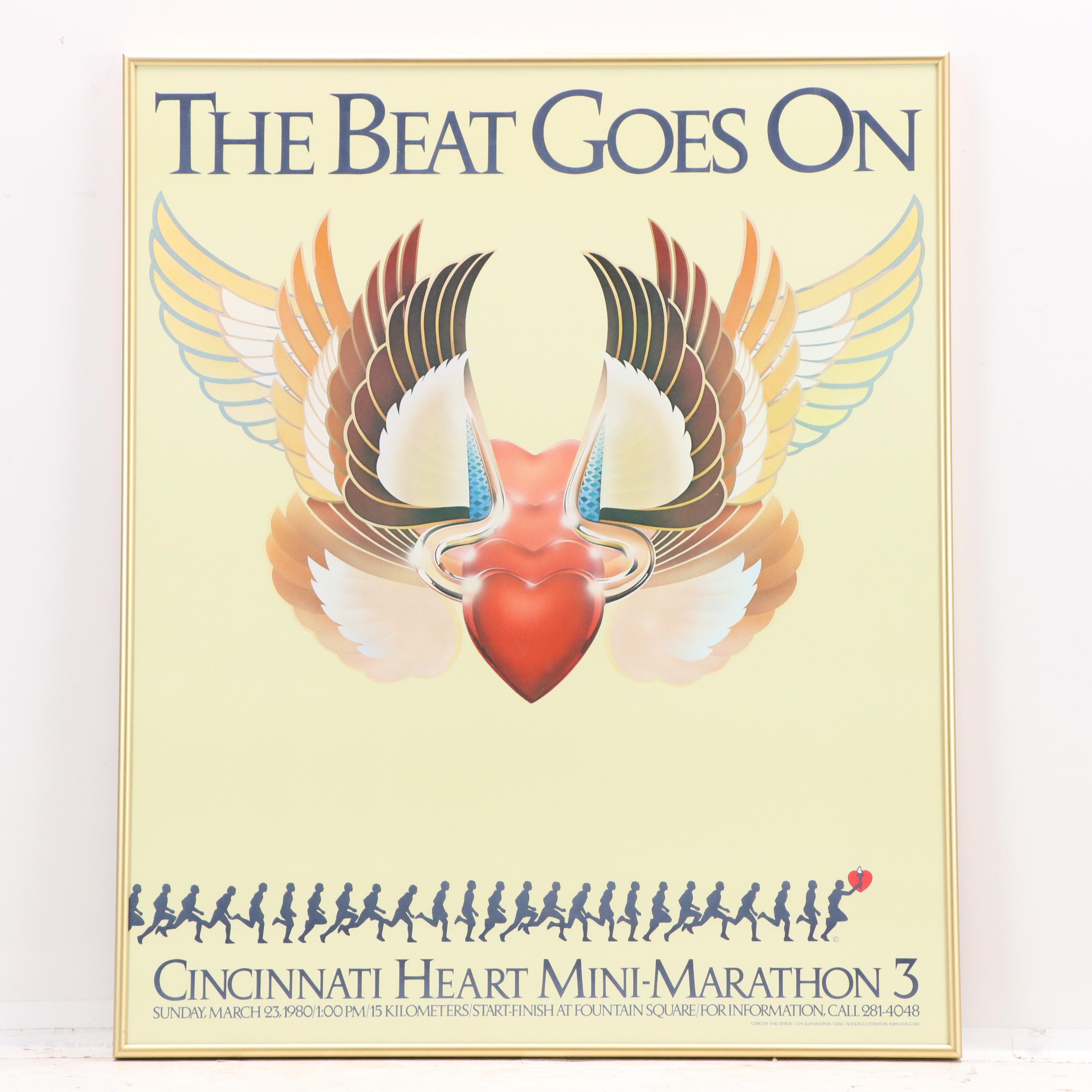 Cincinnati Heart Mini-Marathon Posters, 1980s and 1990s