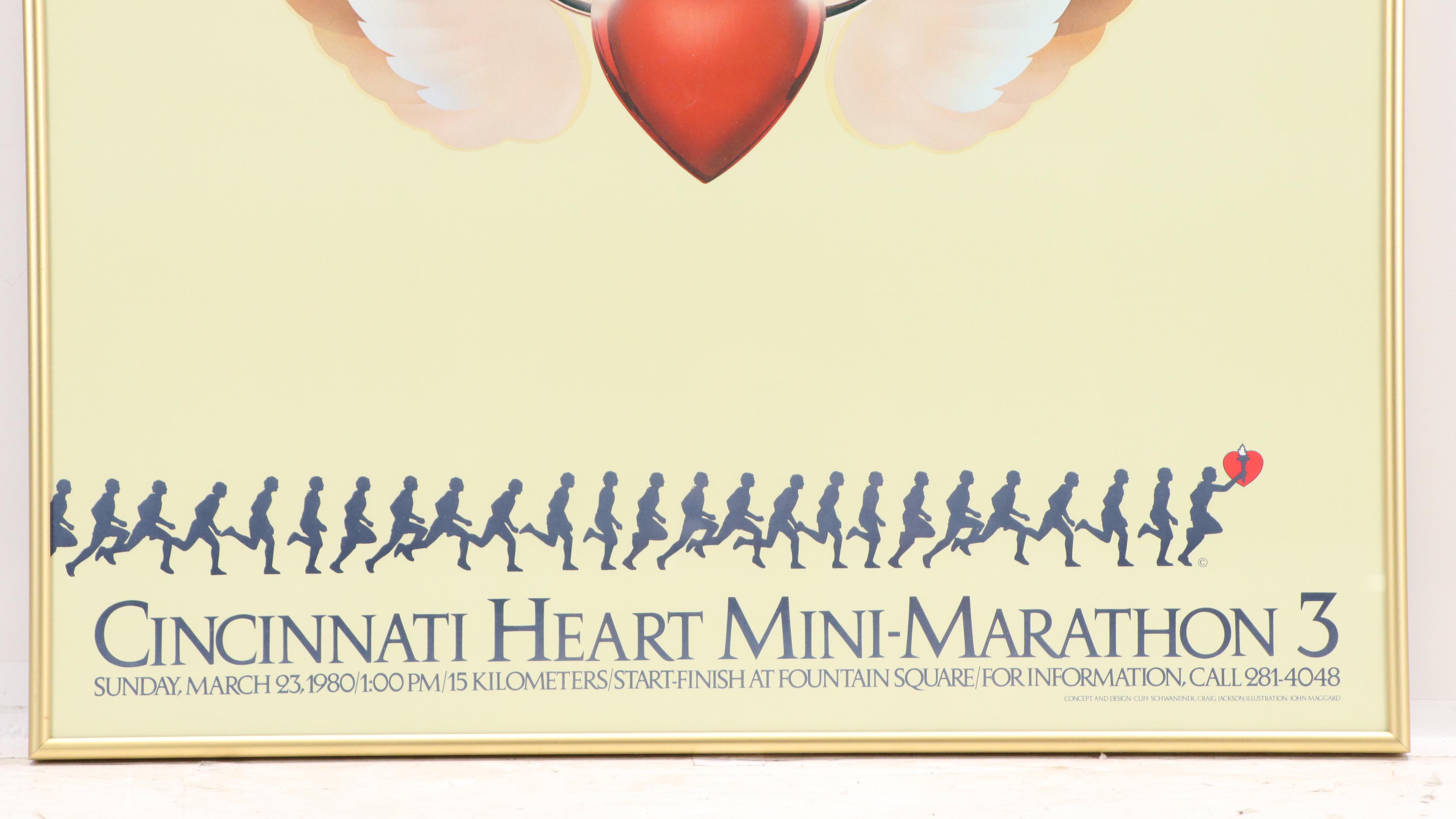 Cincinnati Heart Mini-Marathon Posters, 1980s and 1990s