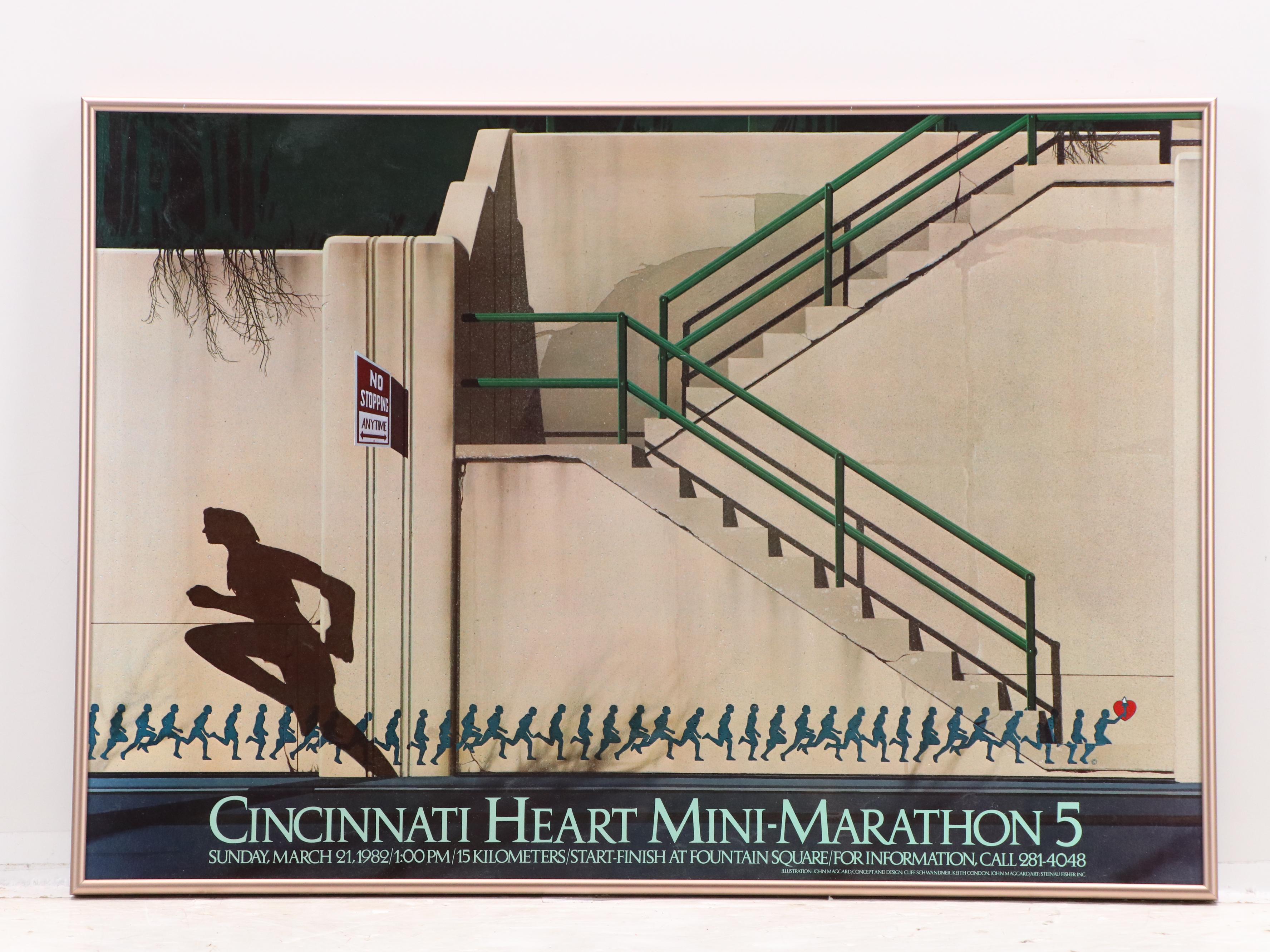 Cincinnati Heart Mini-Marathon Posters, 1980s and 1990s
