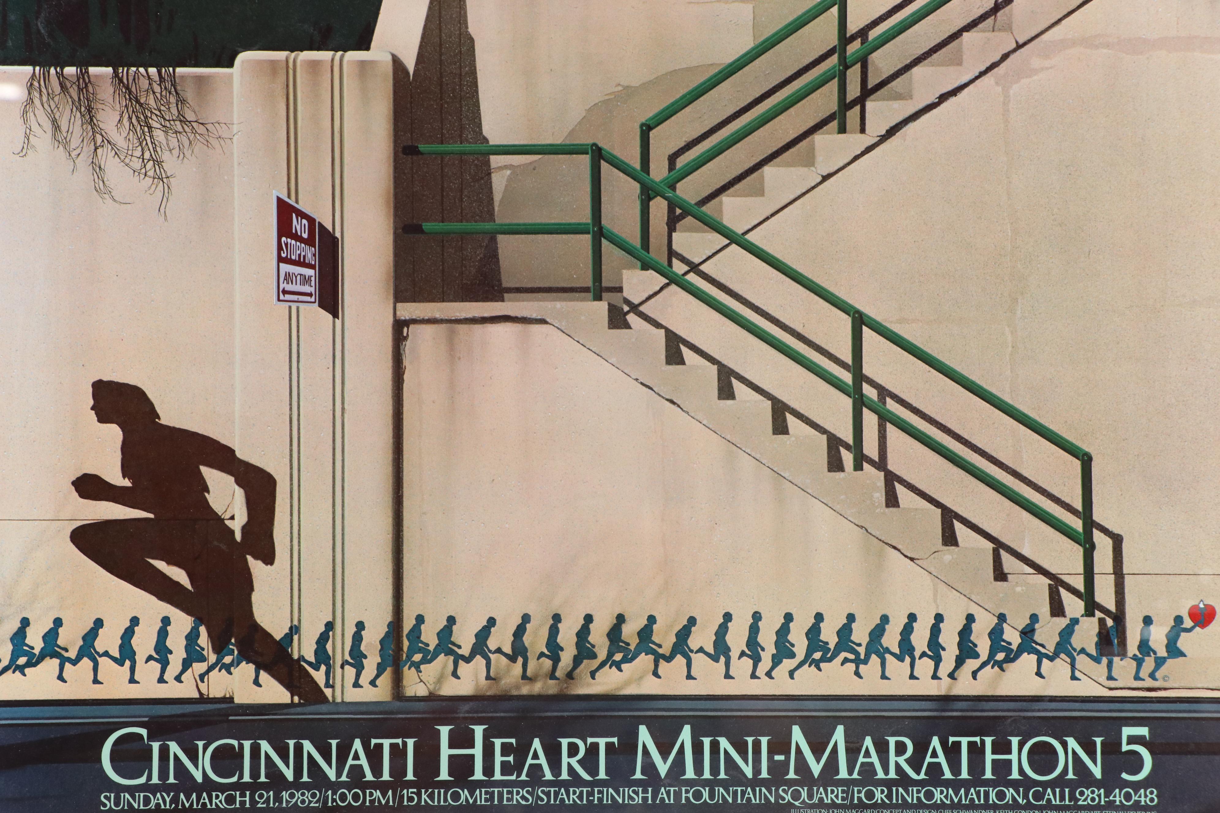 Cincinnati Heart Mini-Marathon Posters, 1980s and 1990s