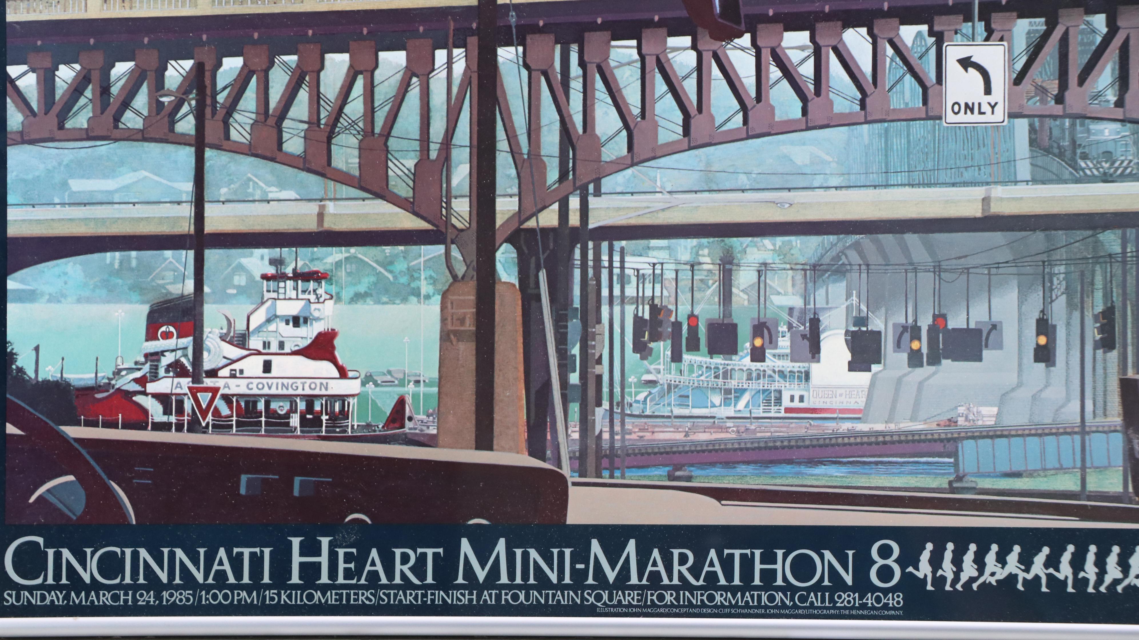 Cincinnati Heart Mini-Marathon Posters, 1980s and 1990s
