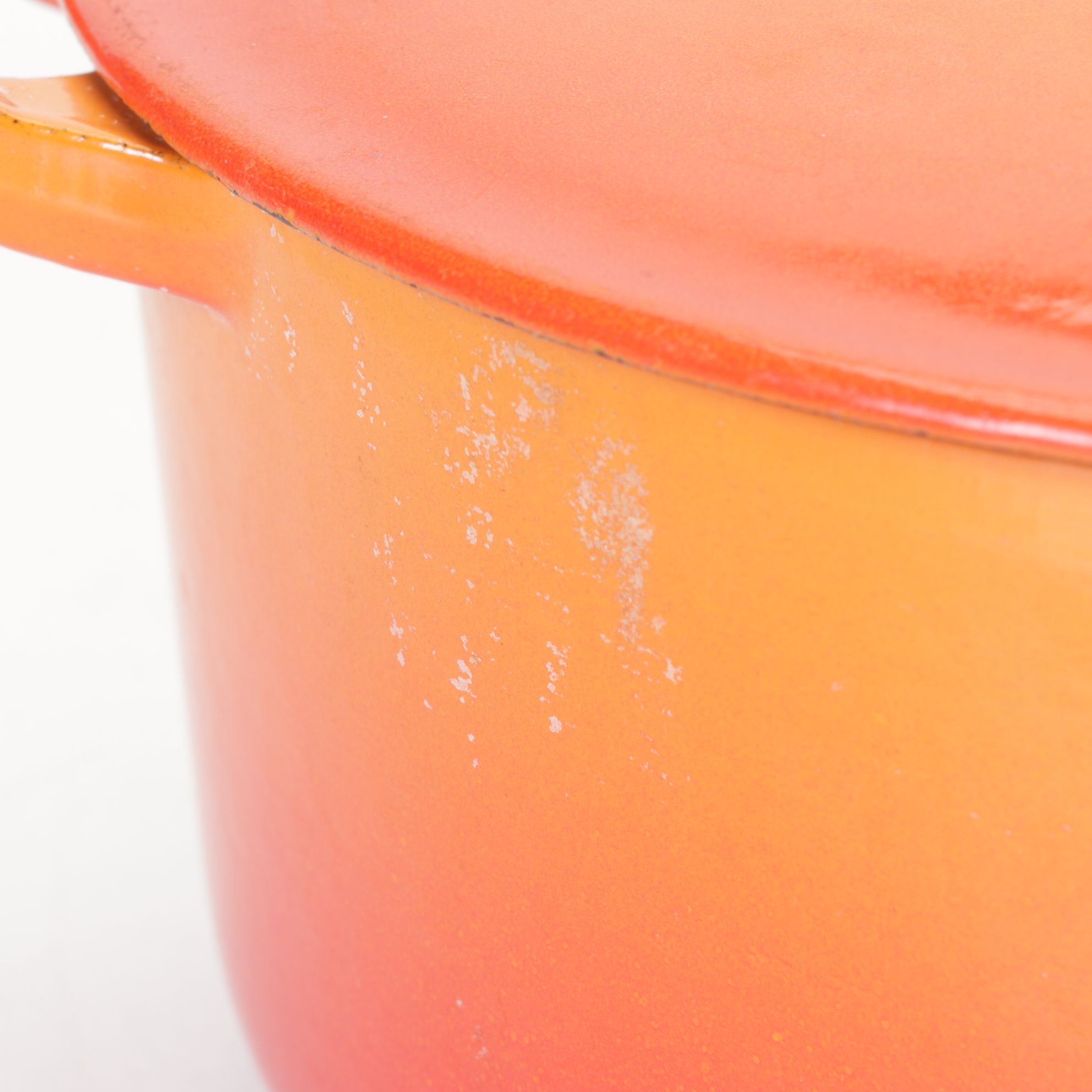 Enameled Cast Iron Dutch Ovens in Sunburst Orange